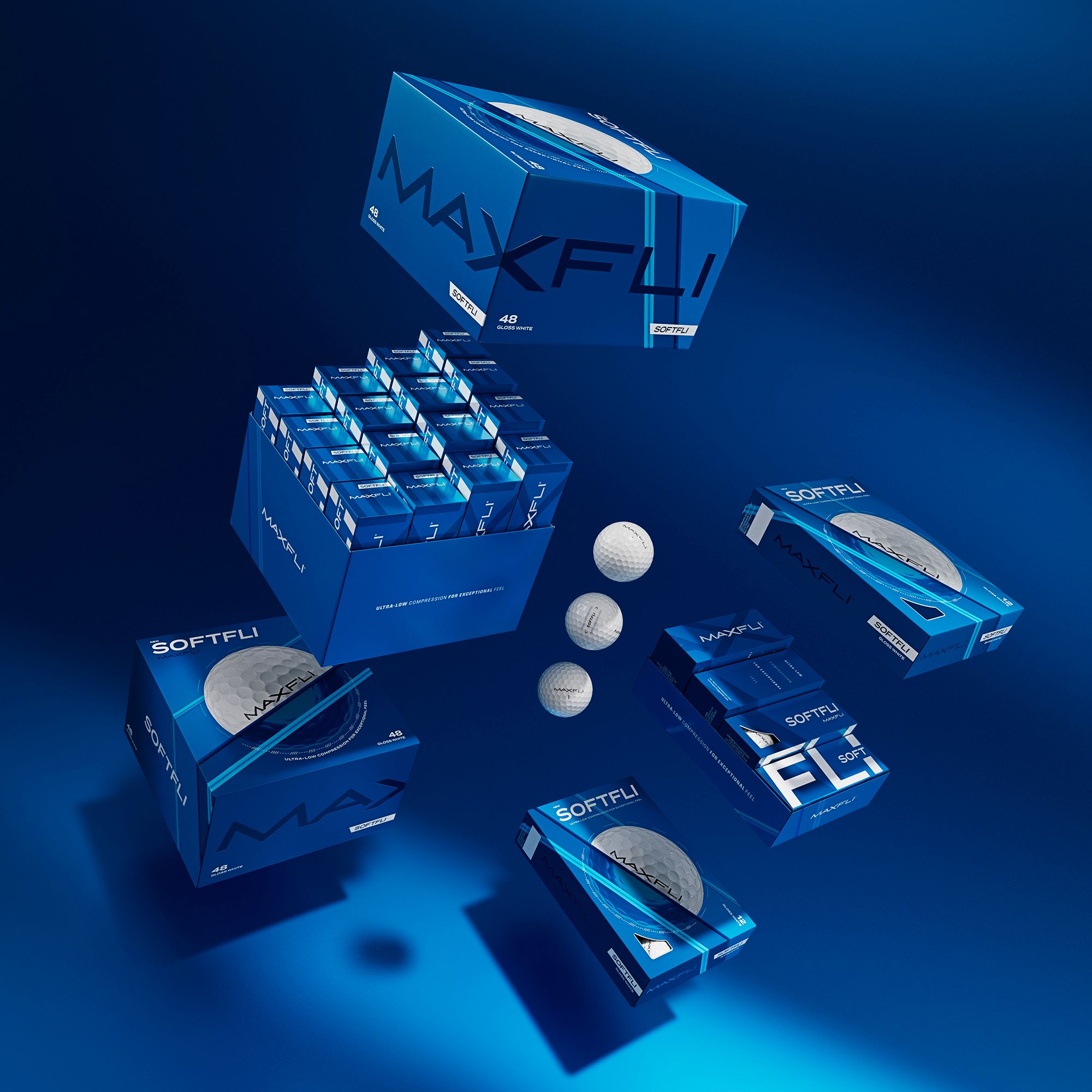 Maxfli SoftFli Golf Balls - 48 Pack product image