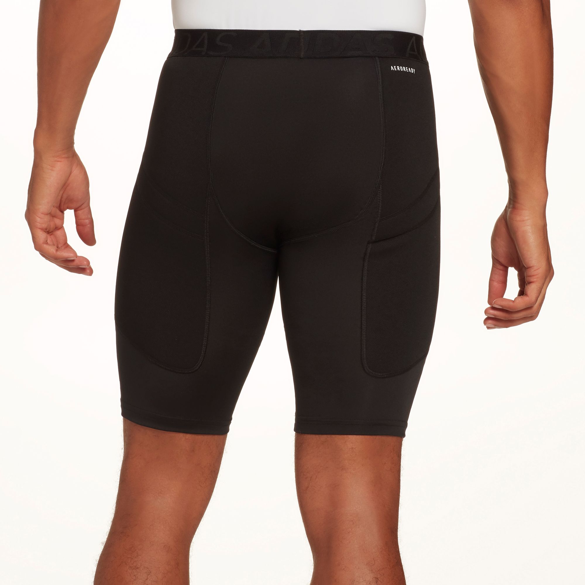 adidas Men's Triple Stripe Sliding Shorts w/ Cup product image