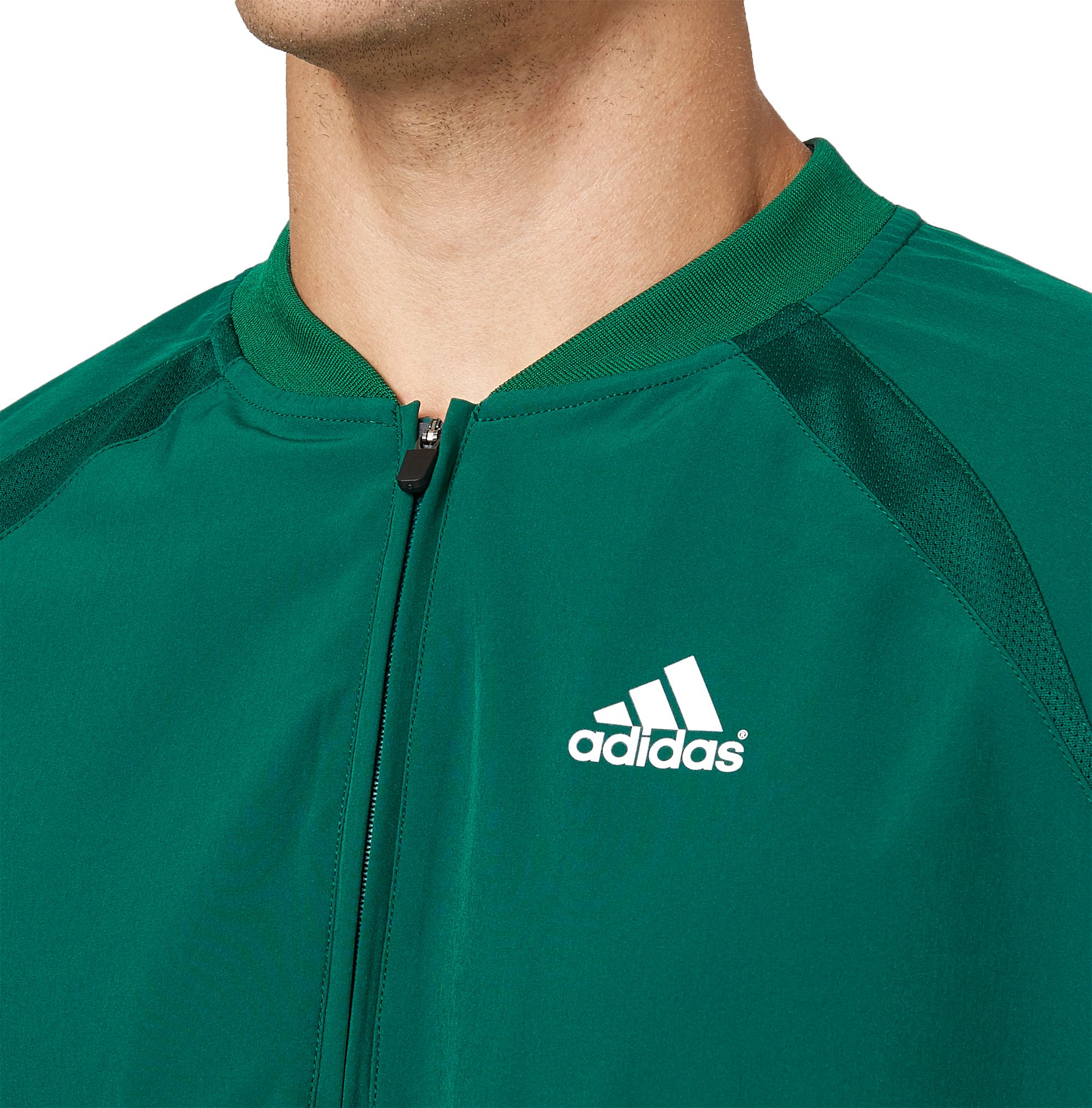 adidas men's triple stripe long sleeve baseball jacket