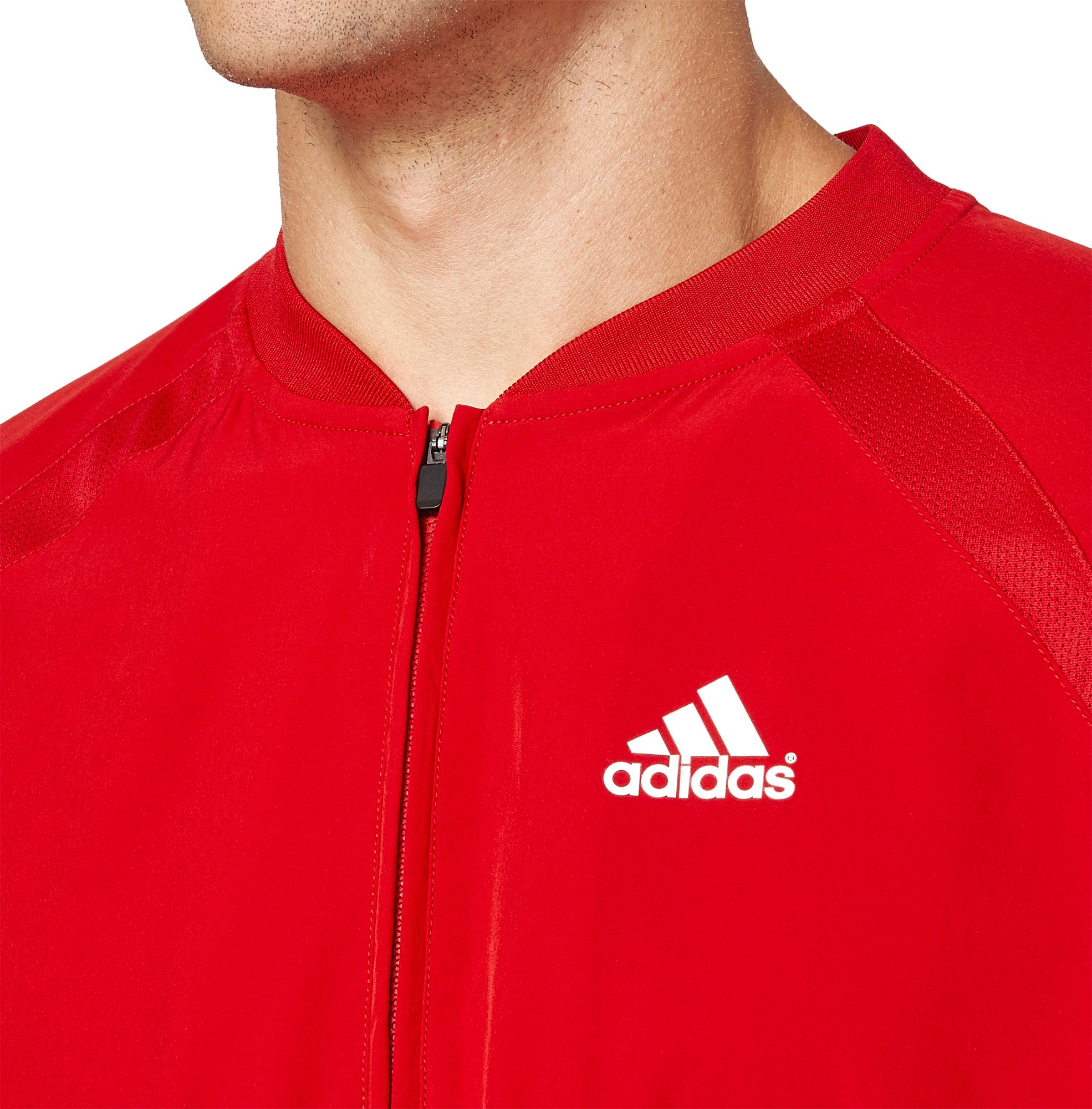 adidas triple stripe baseball jacket