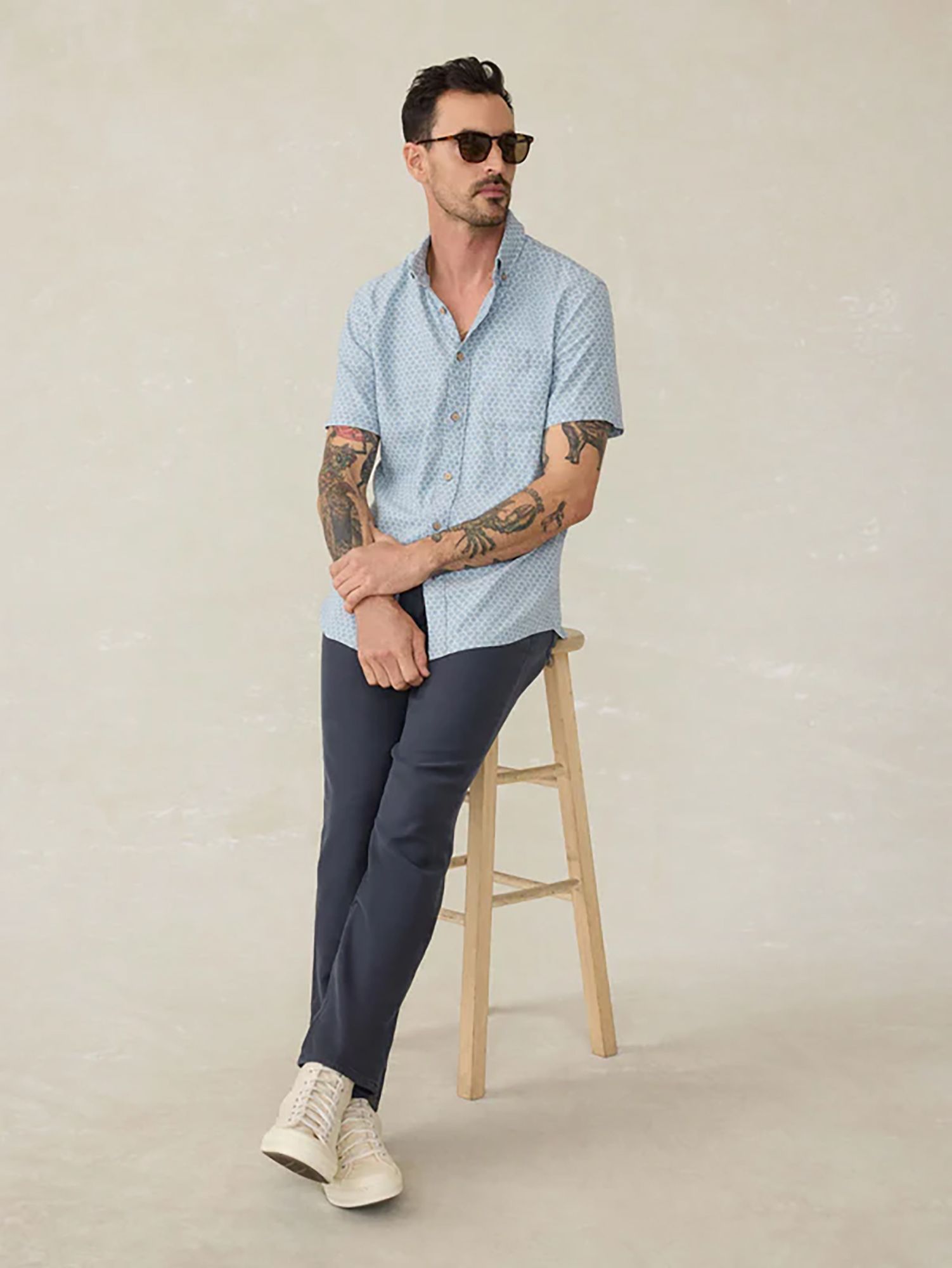 Faherty Men's Stretch Terry 5 Pocket Pants product image