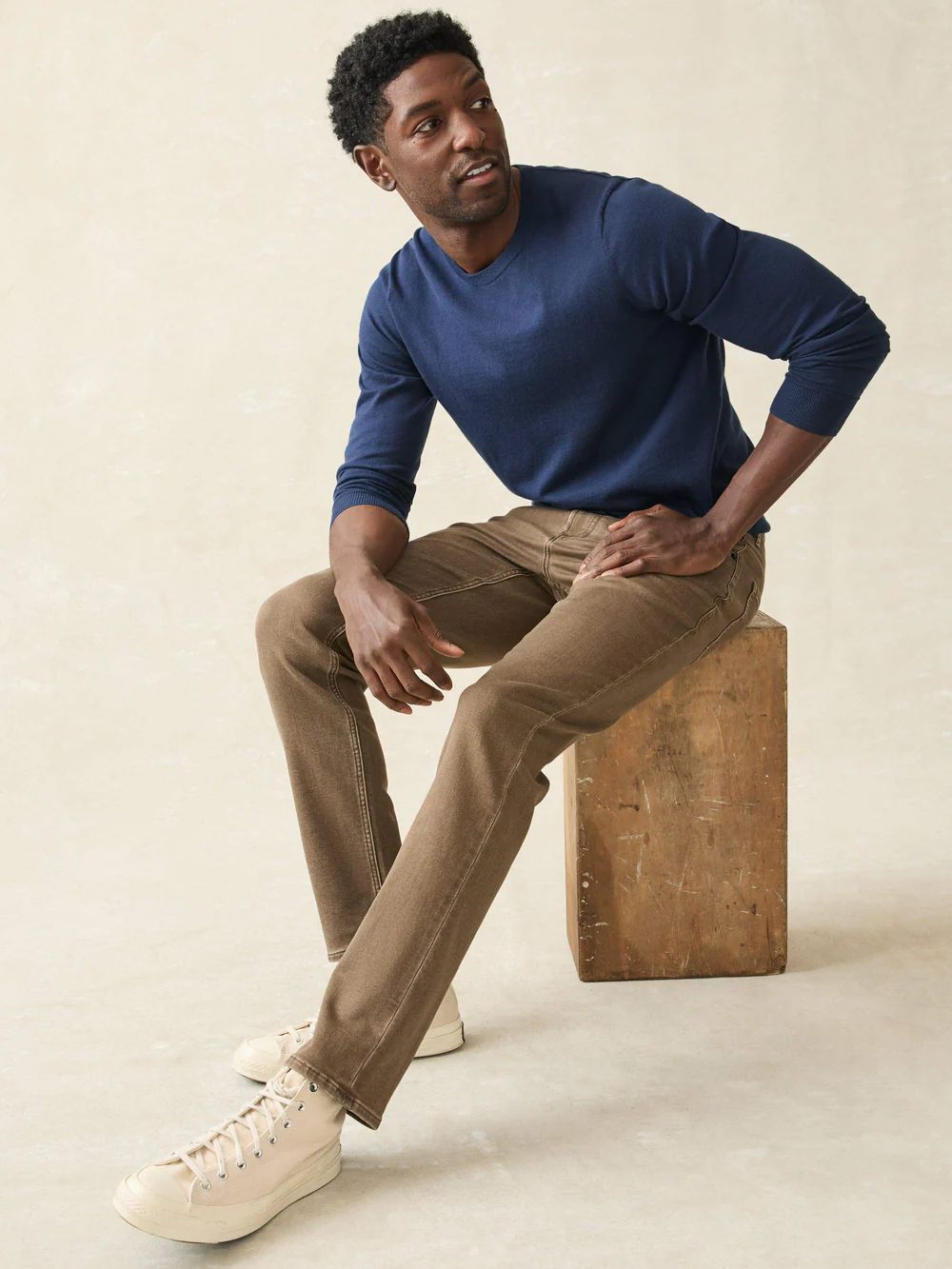 Faherty Men's Stretch Terry 5 Pocket Pants product image