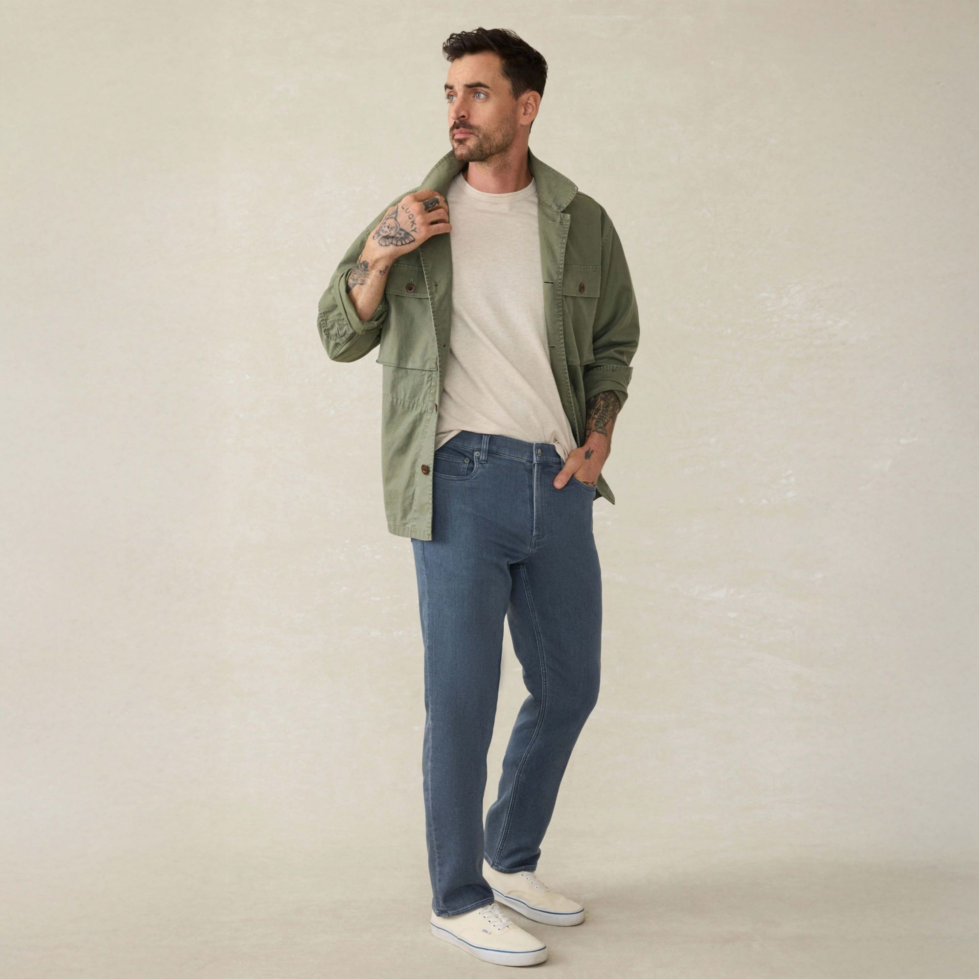 Faherty Men's Stretch Terry 5 Pocket Pants product image