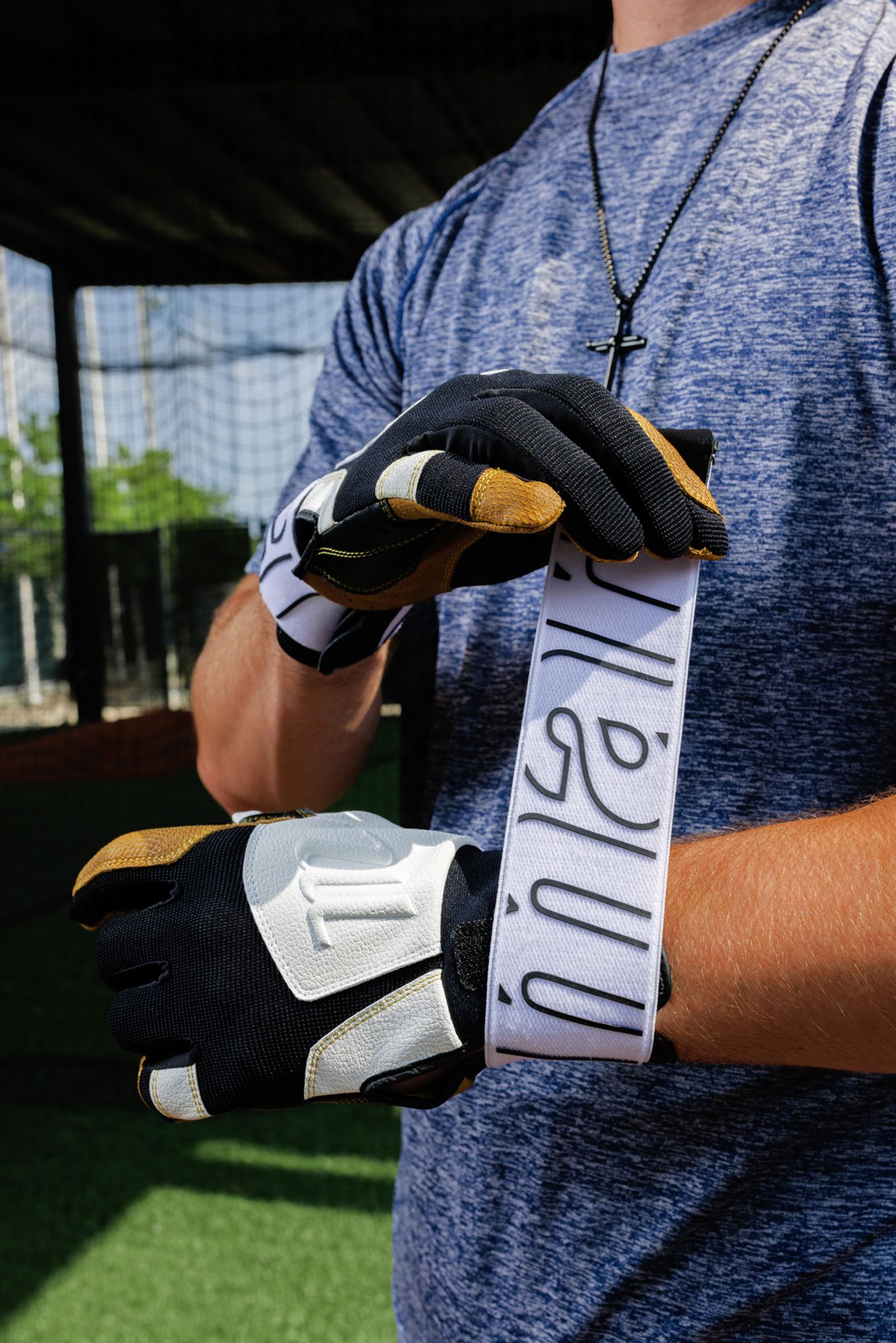 Marucci Adult Blacksmith II Full Wrap Batting Gloves product image