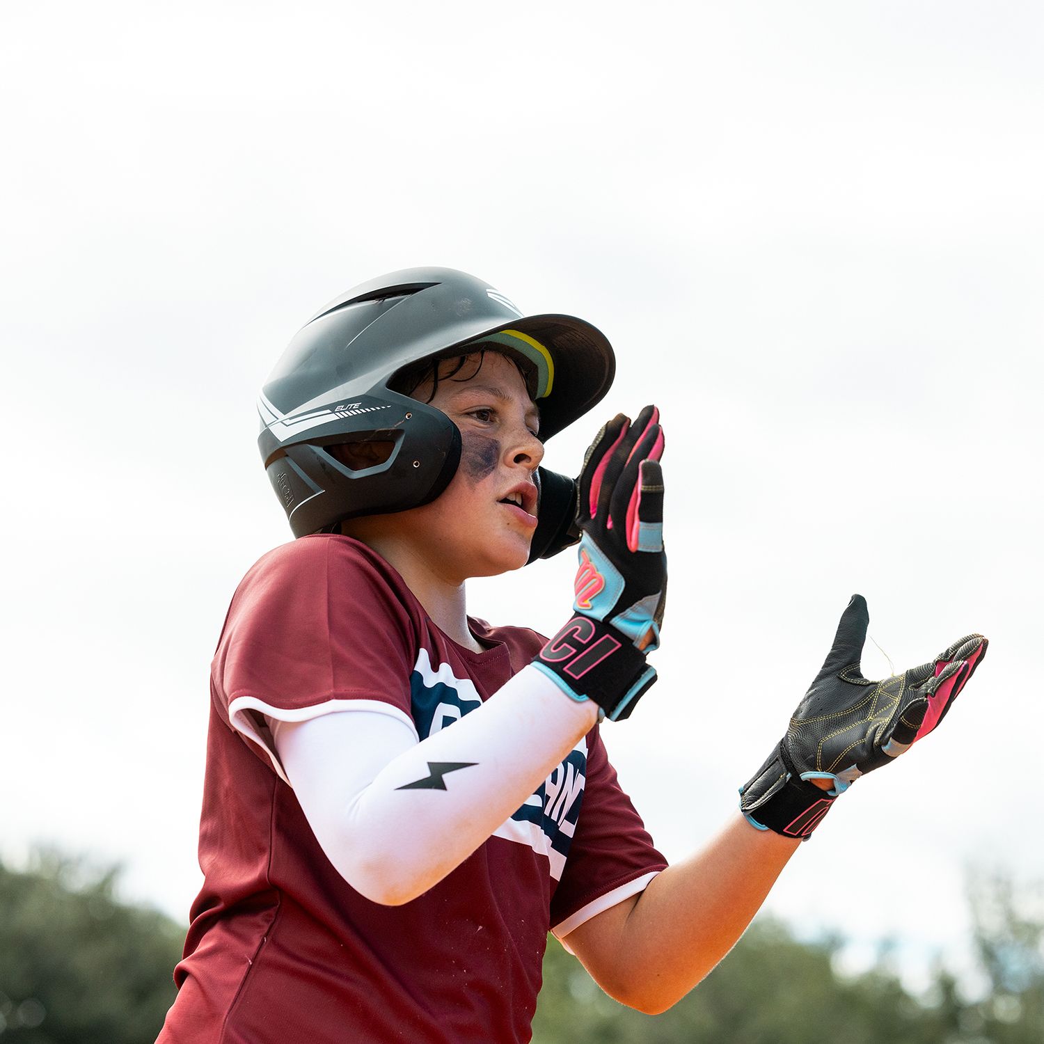 Marucci Adult Blacksmith II Full Wrap Batting Gloves product image