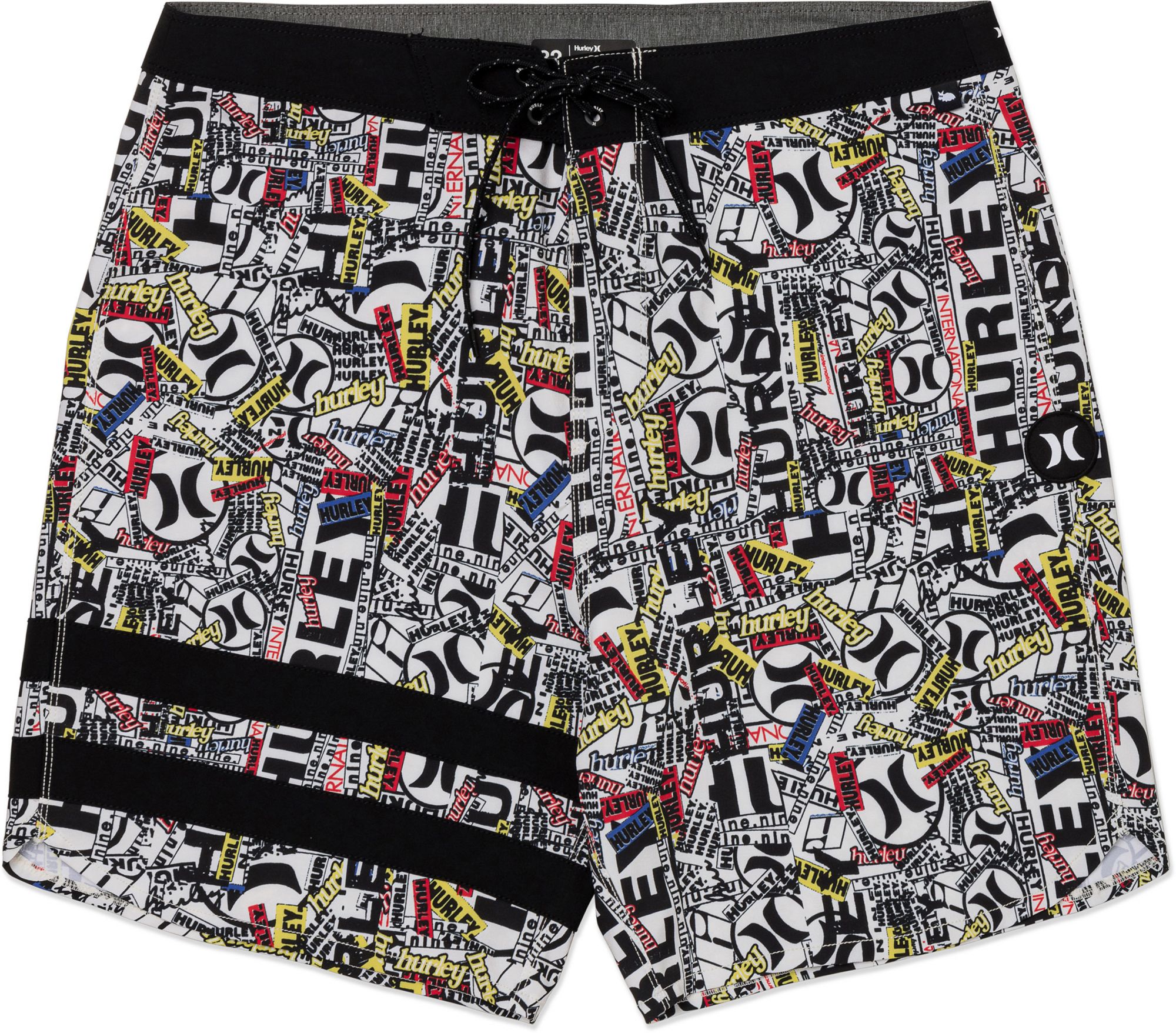 Hurley Men's Phantom Eco 25th Anniversary Block Party Boardshorts