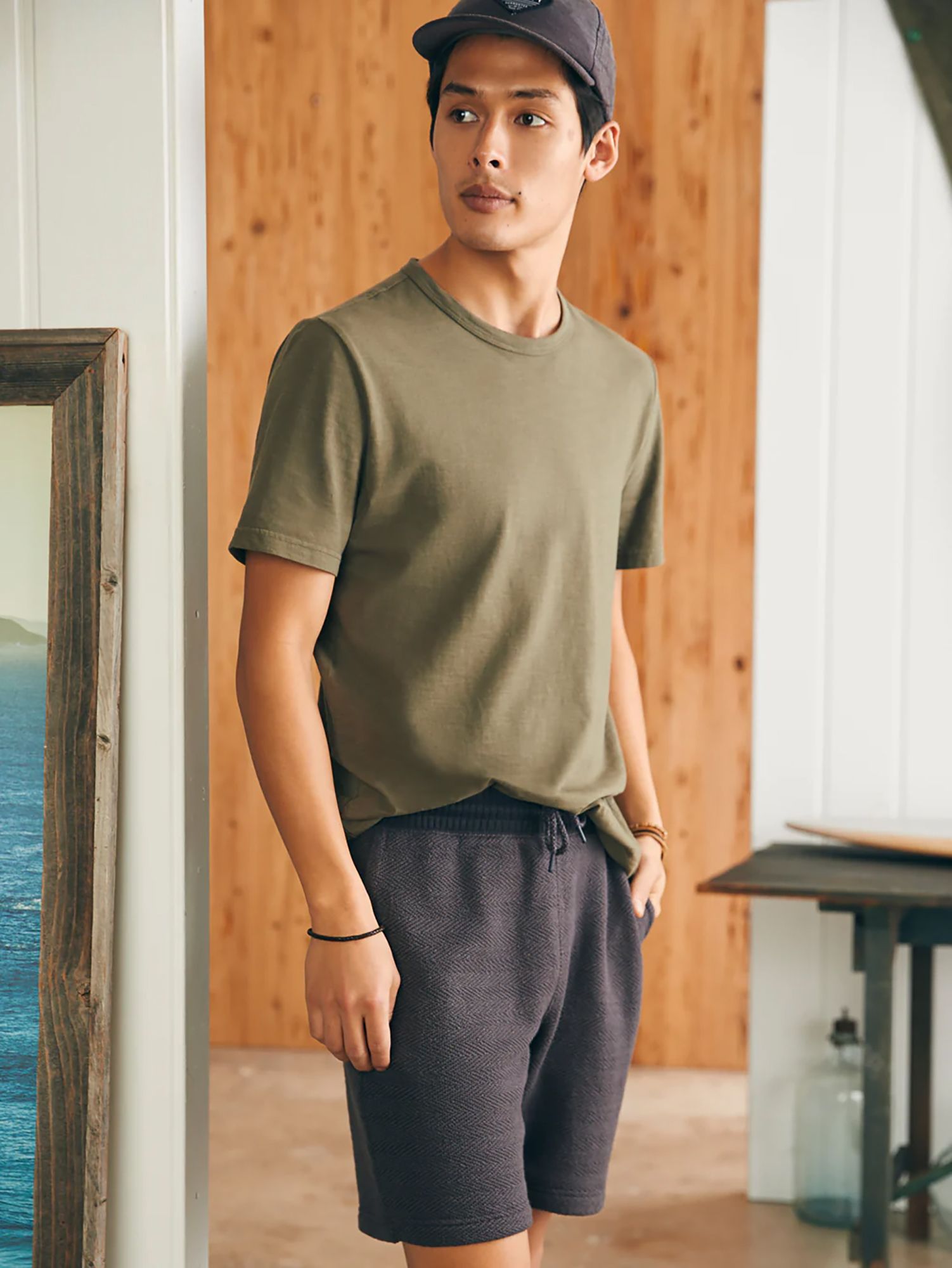 Faherty Men's Whitewater Sweatshort product image