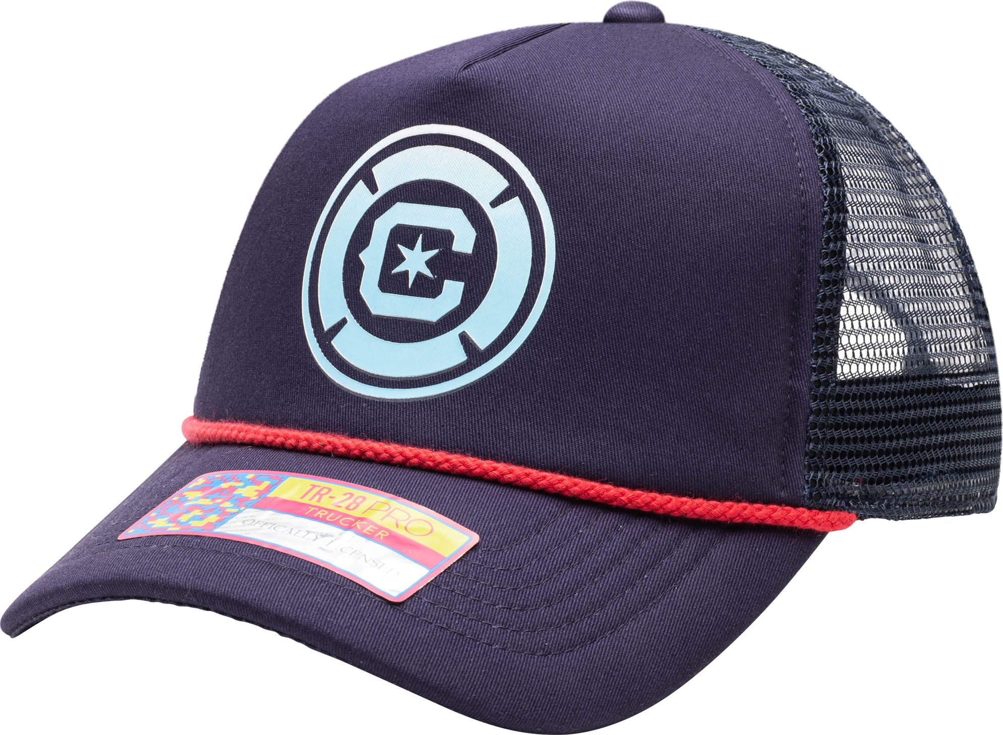Fan Ink Adult Chicago Fire Atmosphere Navy Trucker Hat product image