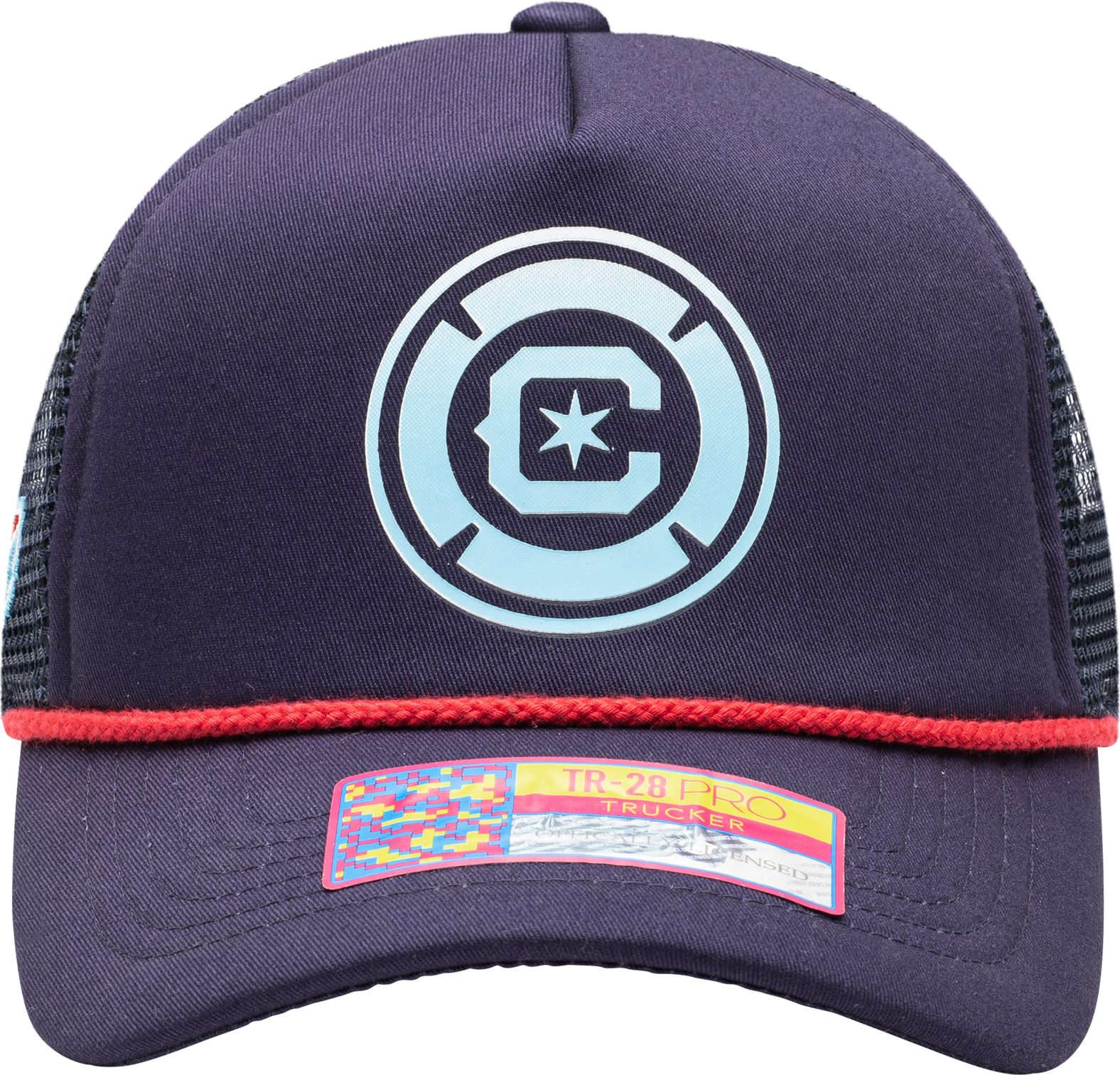 Fan Ink Adult Chicago Fire Atmosphere Navy Trucker Hat product image