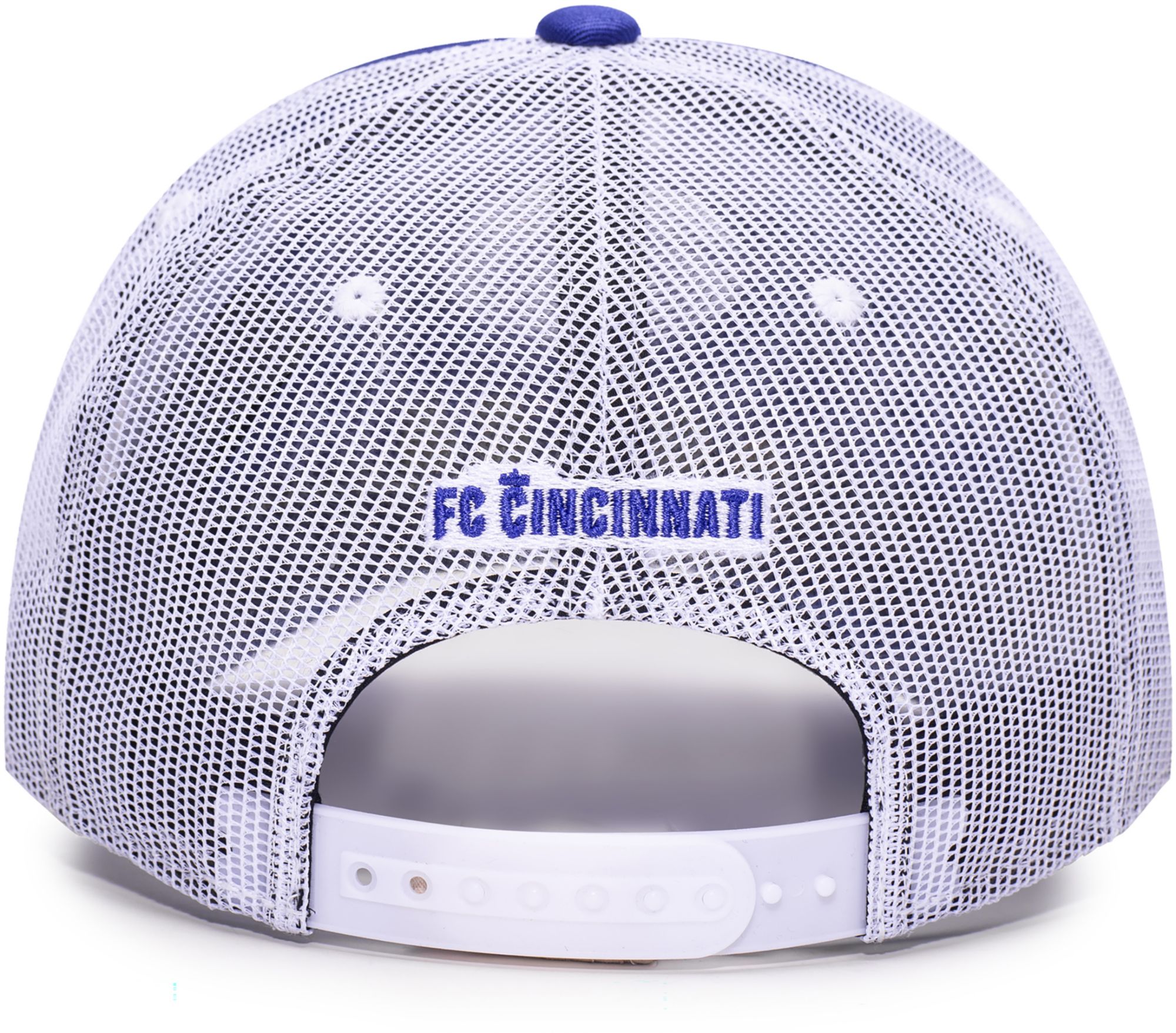Fan Ink Men's FC Cincinnati Blue Logo Adjustable Trucker Hat product image