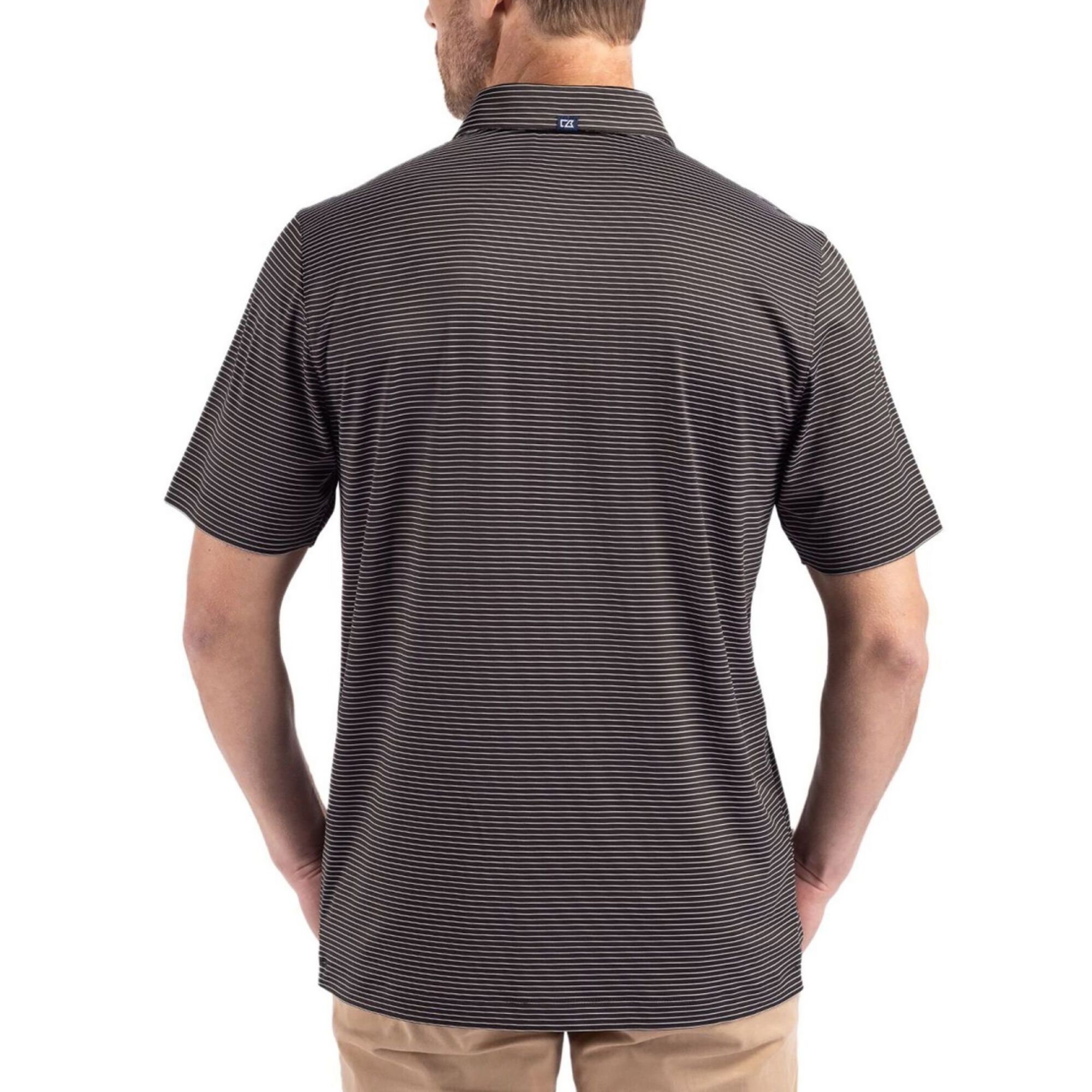 Cutter & Buck Men's Missouri Tigers Black and White Fine Line Polo product image