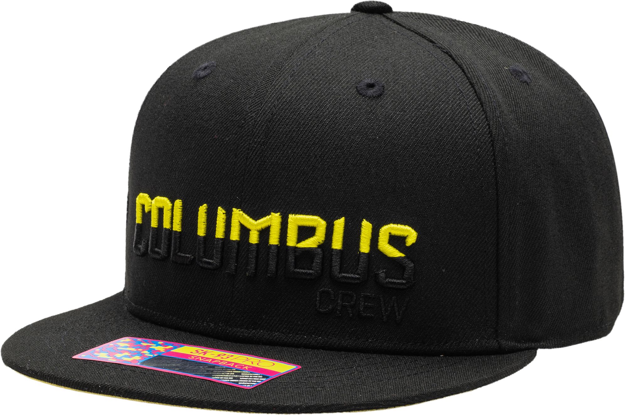 Fan Ink Adult Columbus Crew Loyalty Black Snapback Adjustable Hat product image