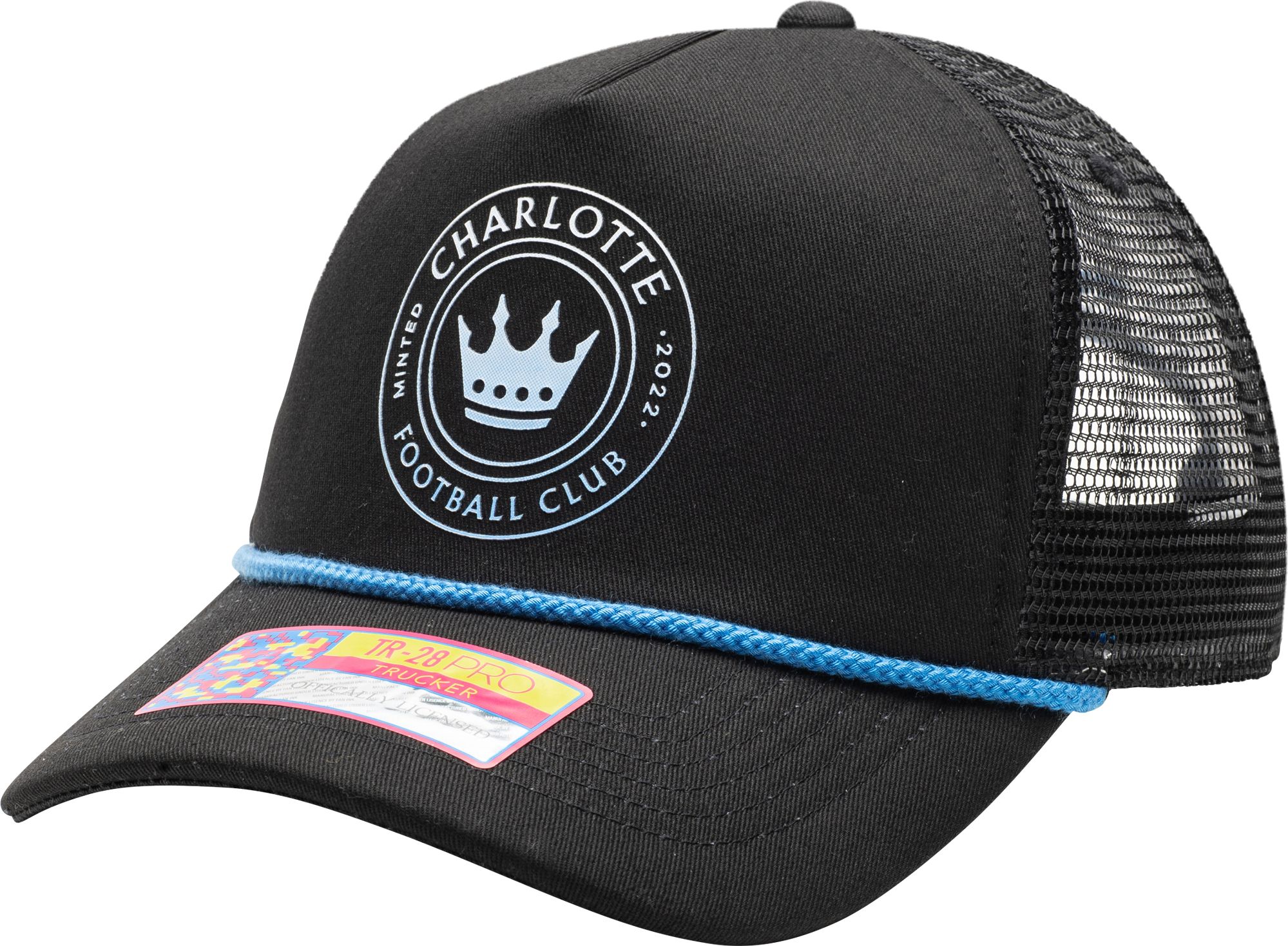 Fan Ink Adult Charlotte FC Atmosphere Black Trucker Hat product image