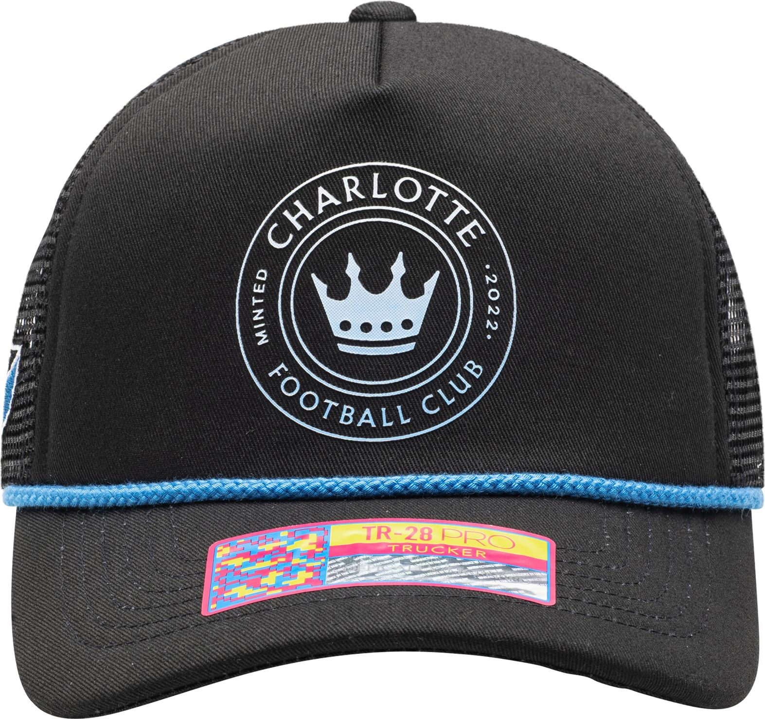 Fan Ink Adult Charlotte FC Atmosphere Black Trucker Hat product image