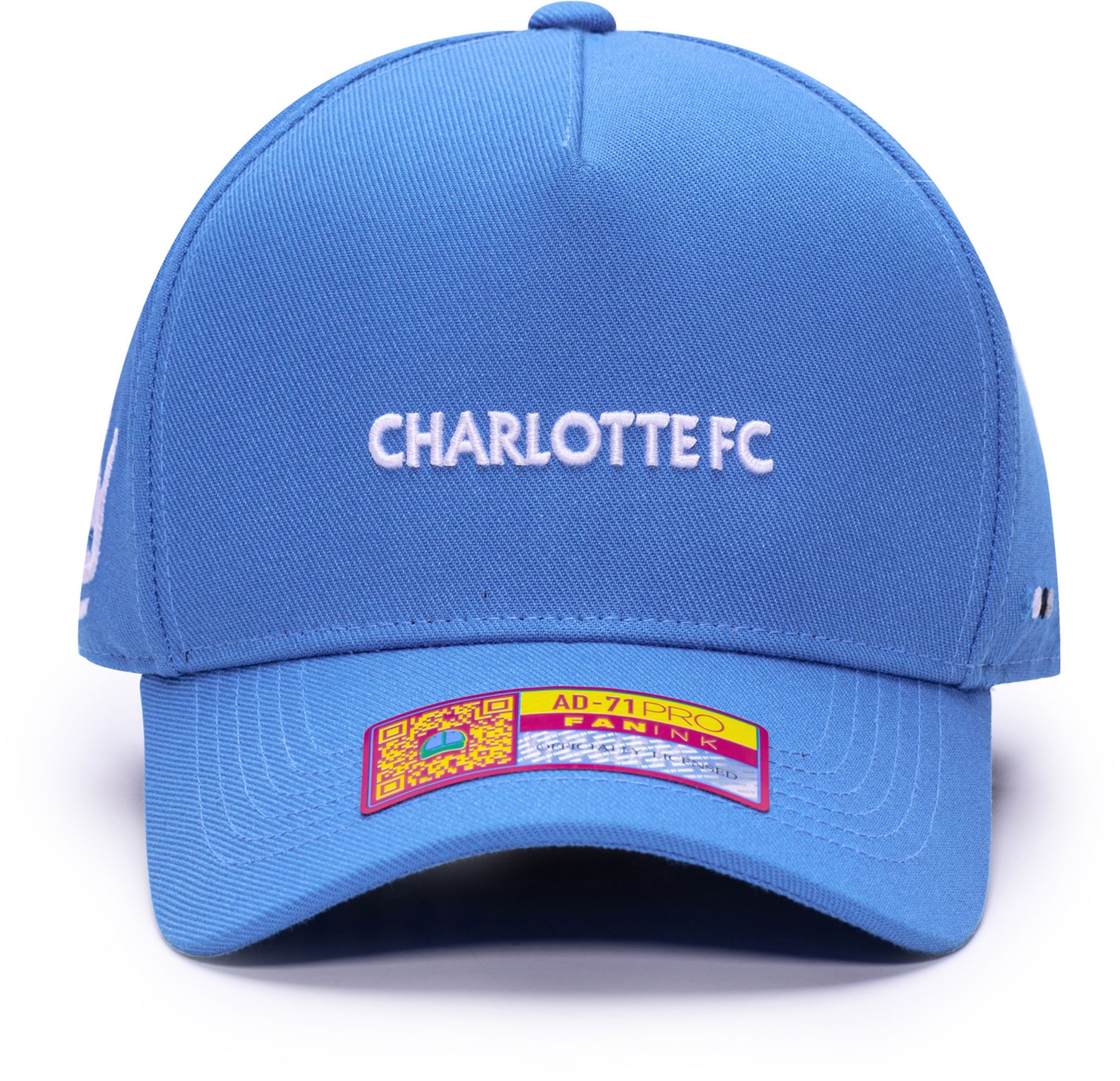 Fan Ink Men's Charlotte FC Blue Maverick Adjustable Trucker Hat product image