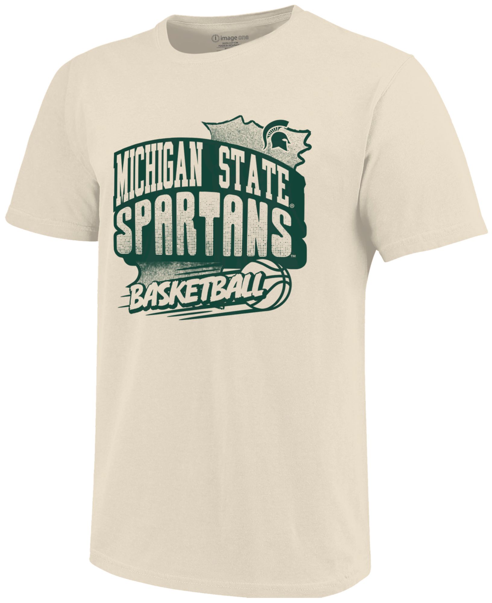 Image One Youth Michigan State Spartans Natural Action Comics Basket T-Shirt product image