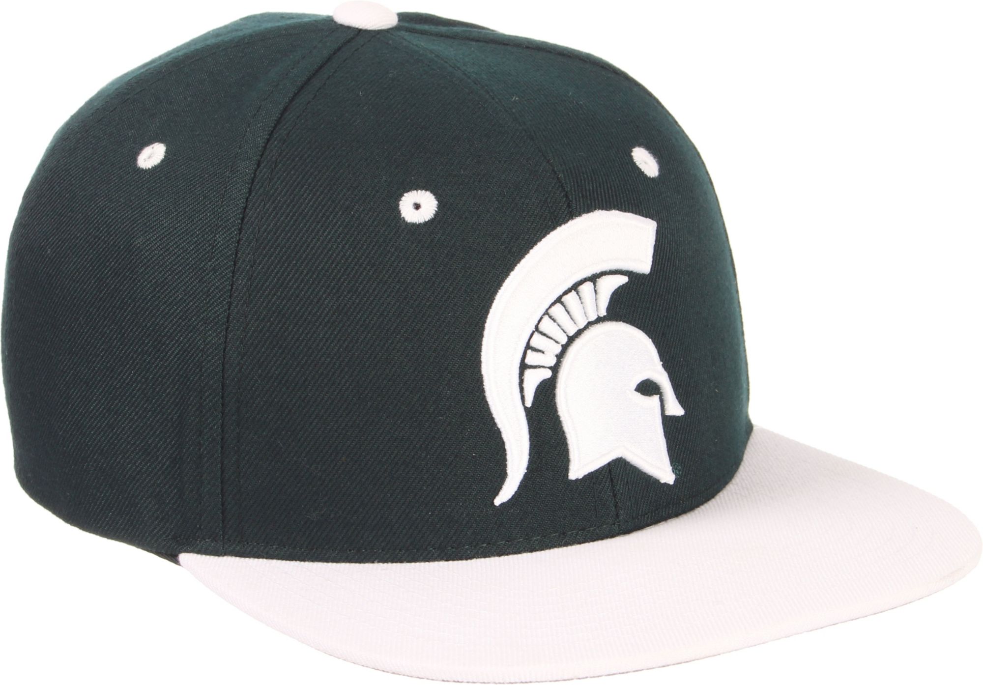 Zephyr Adult Michigan State Spartans Green/White Script Adjustable Snapback Hat product image