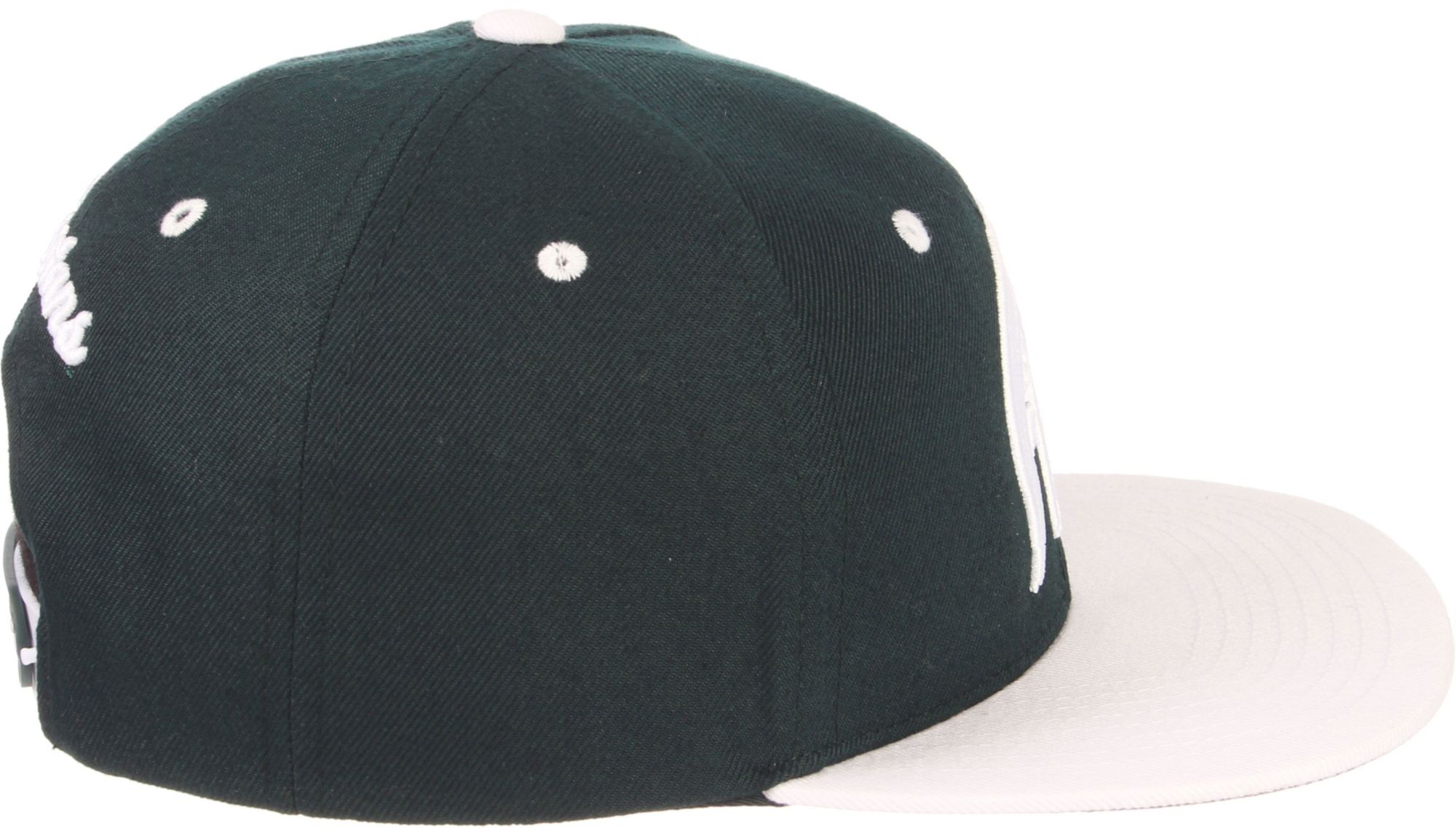 Zephyr Adult Michigan State Spartans Green/White Script Adjustable Snapback Hat product image