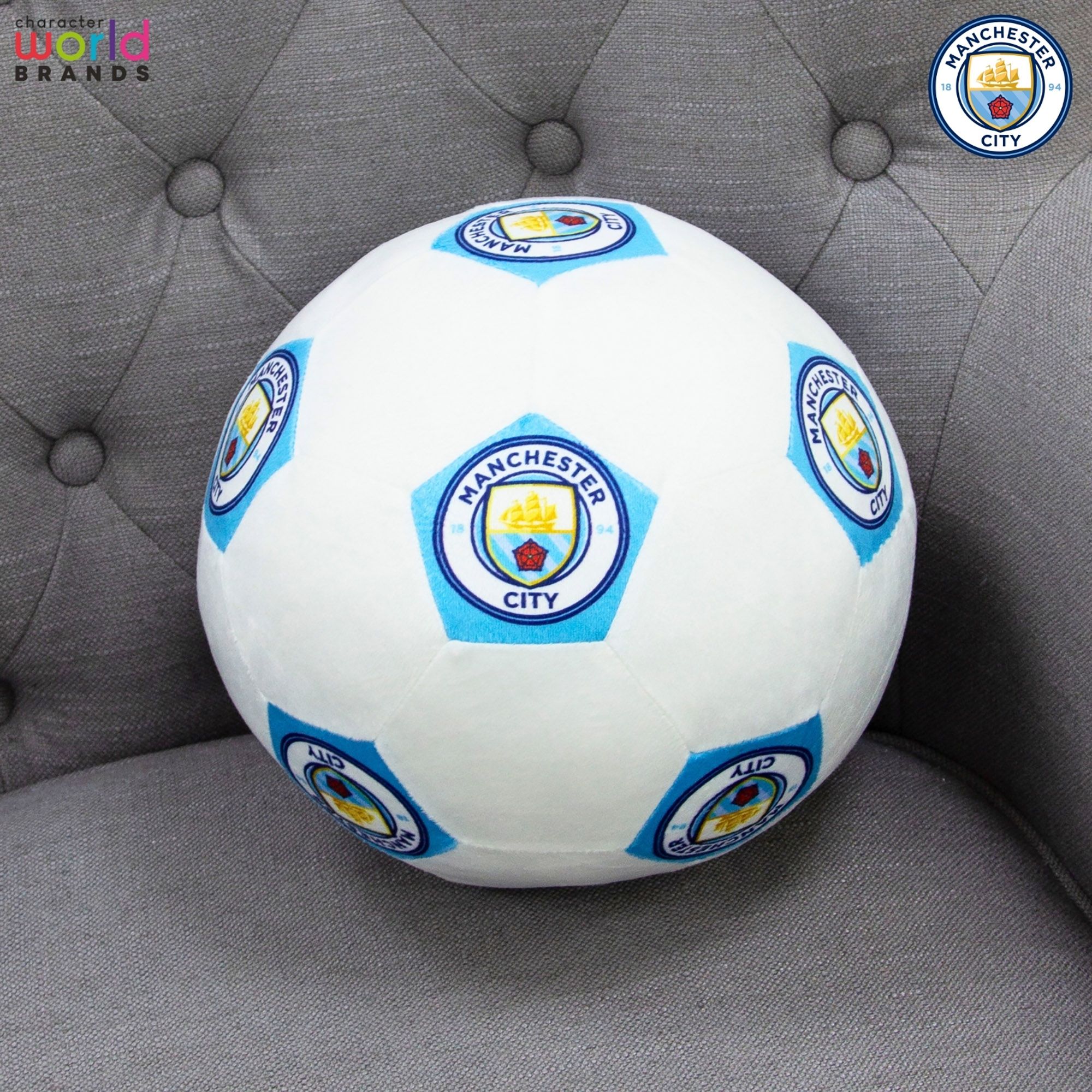 Character World Manchester City 3D Round Cushion product image