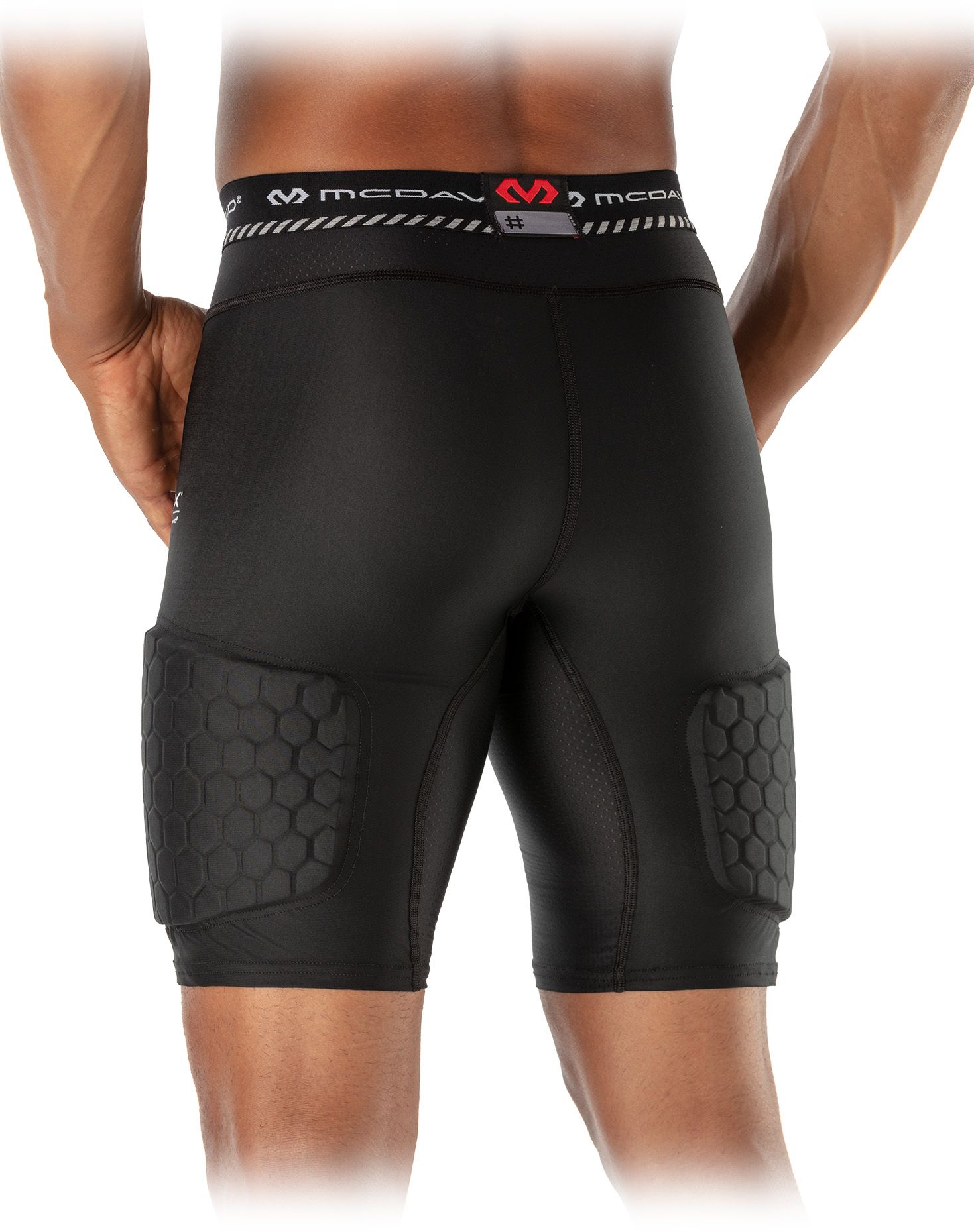 McDavid HEX® Basketball Compression Short With Thigh Pads product image