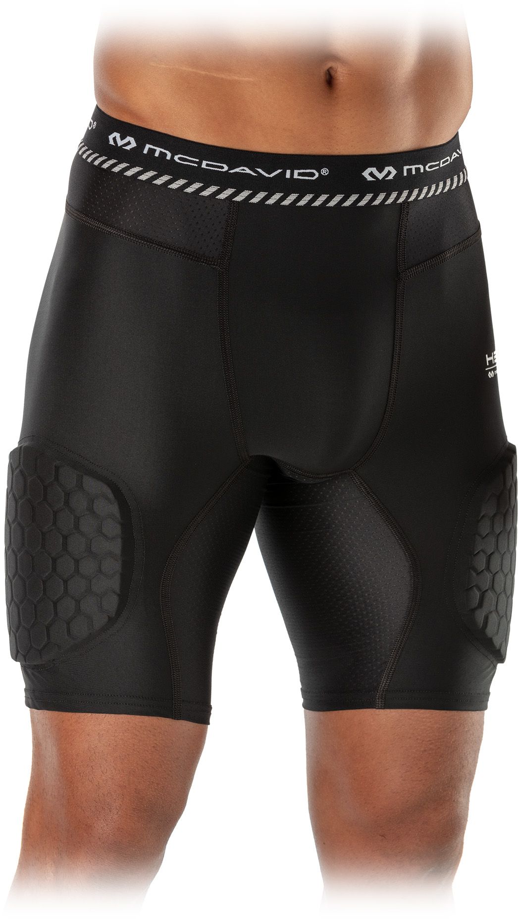McDavid HEX® Basketball Compression Short With Thigh Pads product image
