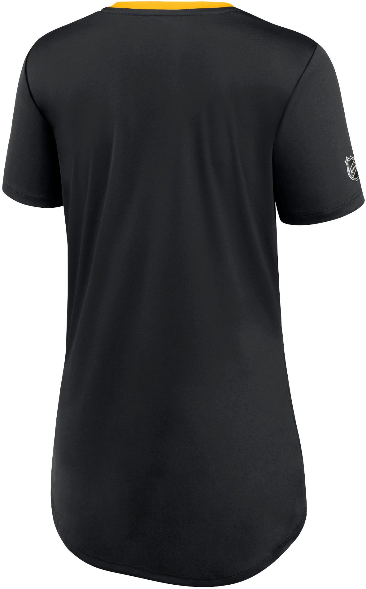 NHL Women's Boston Bruins Authentic Pro Locker Room Black V-Neck T-Shirt product image