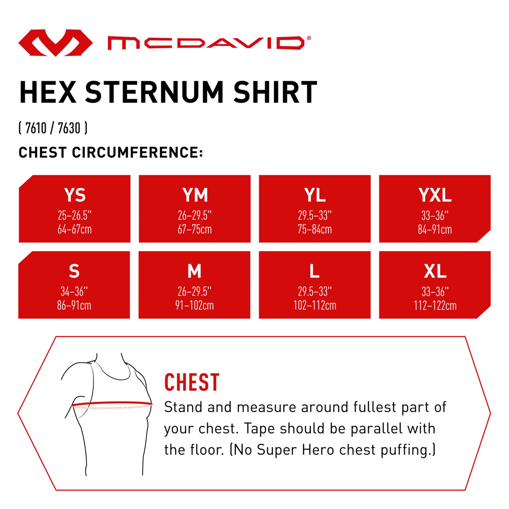 McDavid Adult Hex Sternum Shirt product image