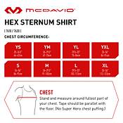 McDavid Youth HEX ¾ Sleeve Sternum Shirt