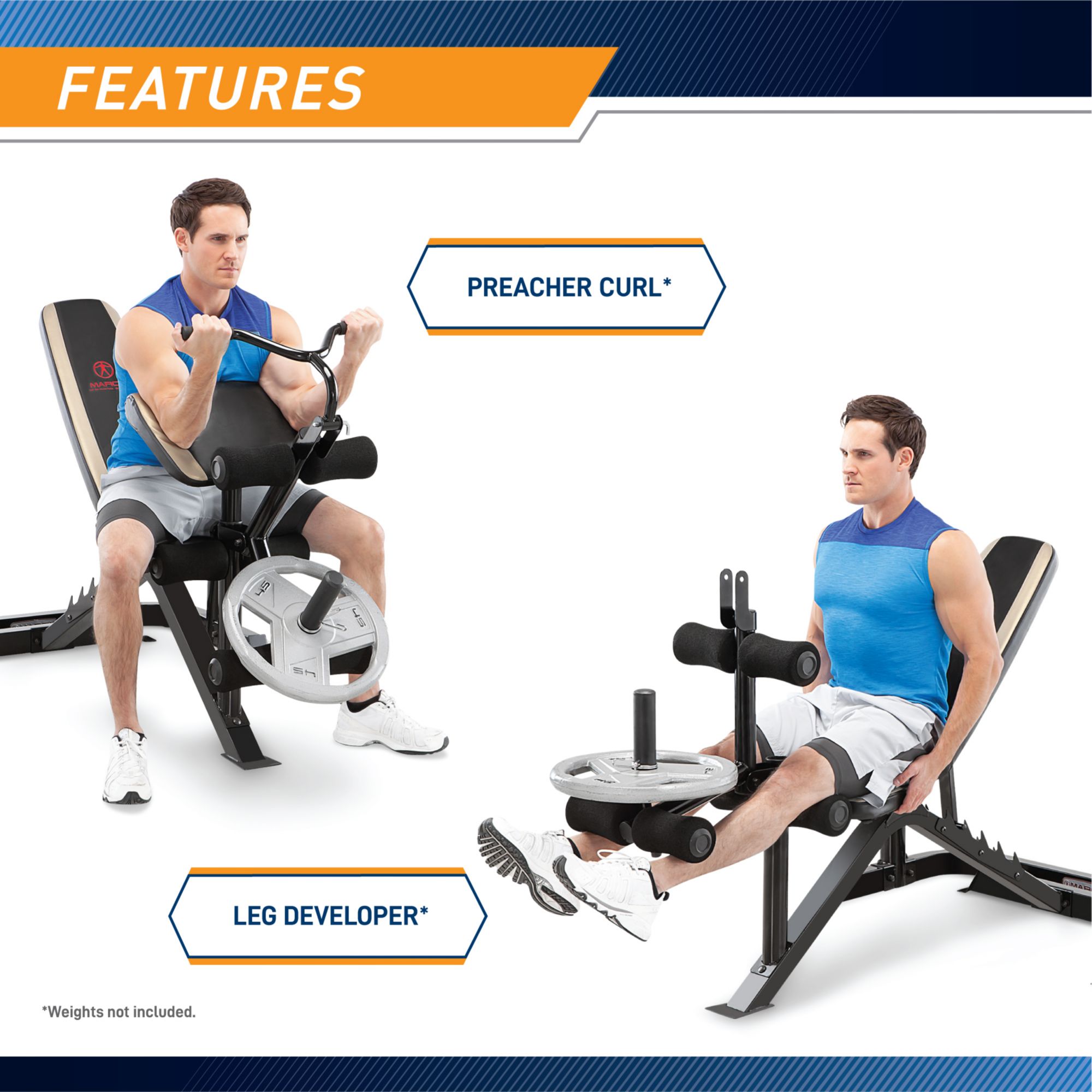 Marcy Two-Piece Olympic Weight Bench product image