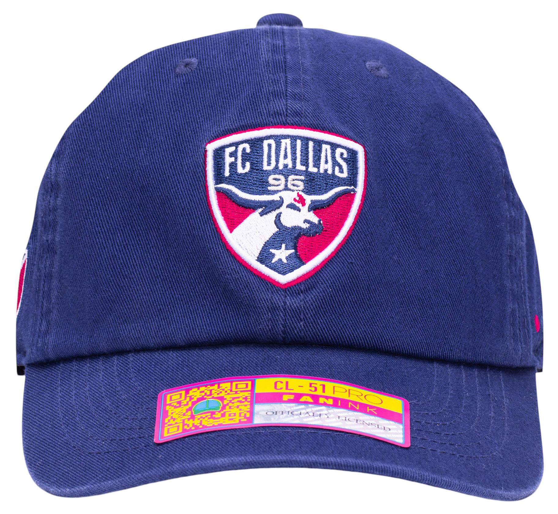 Fan Ink Men's FC Dallas Royal Bamboo Slouch Adjustable Hat product image