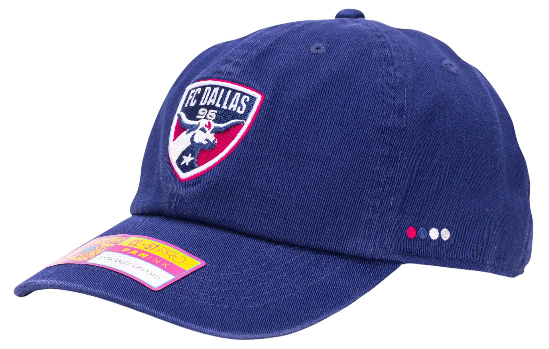 Fan Ink Men's FC Dallas Royal Bamboo Slouch Adjustable Hat product image