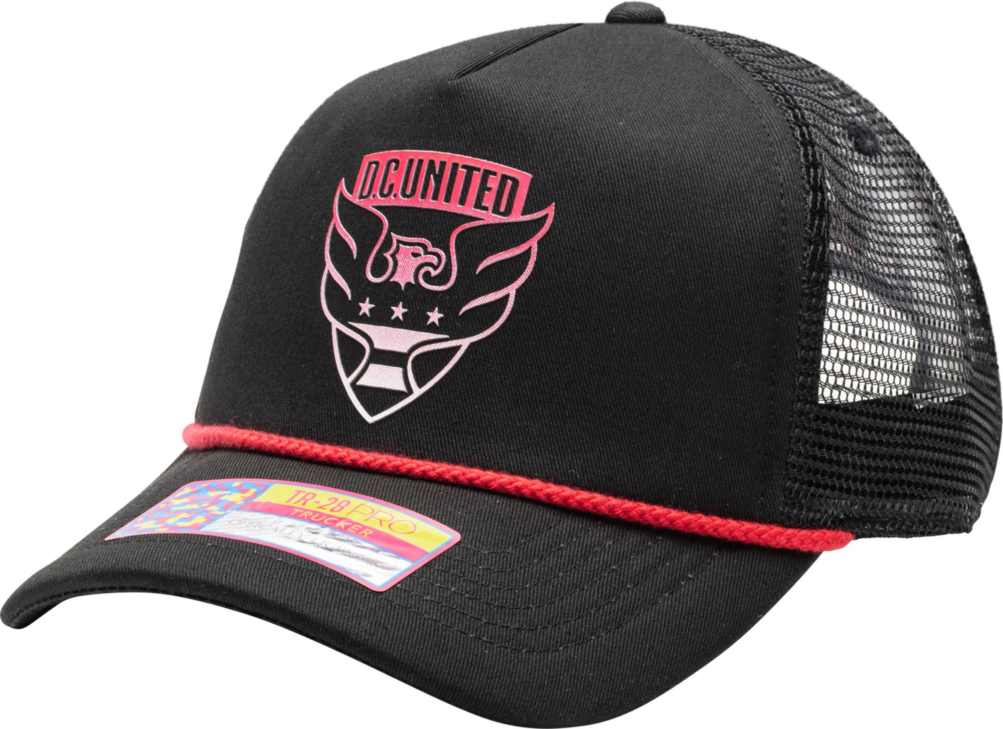 Fan Ink Adult D.C. United Atmosphere Black Trucker Hat product image