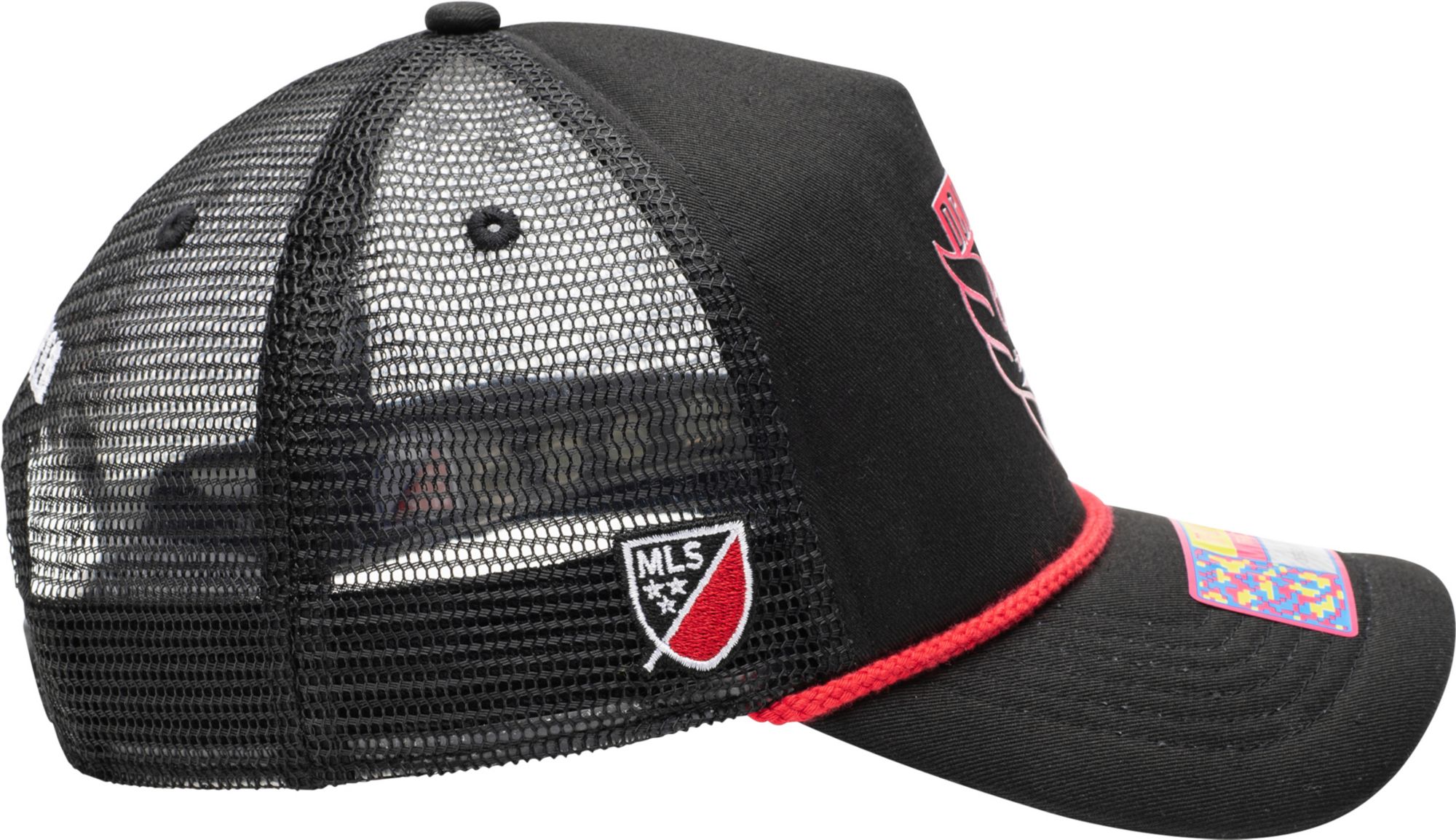 Fan Ink Adult D.C. United Atmosphere Black Trucker Hat product image