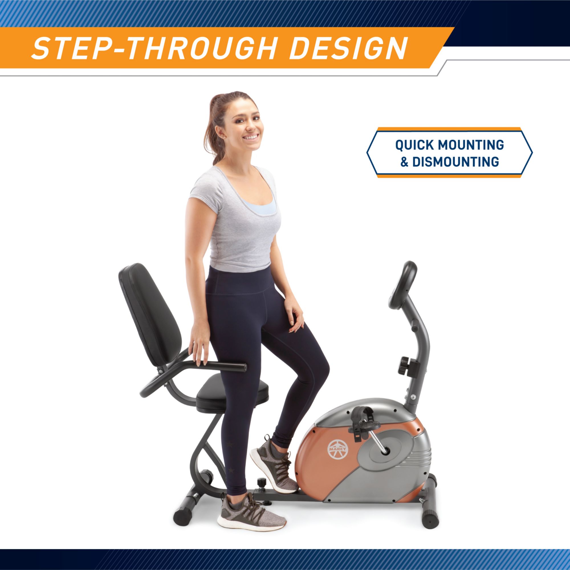 Marcy ME 709 Recumbent Exercise Bike product image