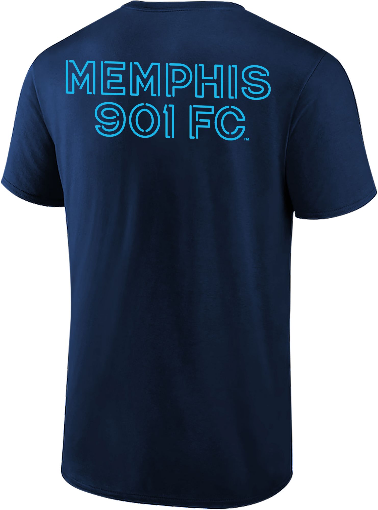 Icon Sports Group Men's Memphis 901 FC 2-Hit Navy T-Shirt product image
