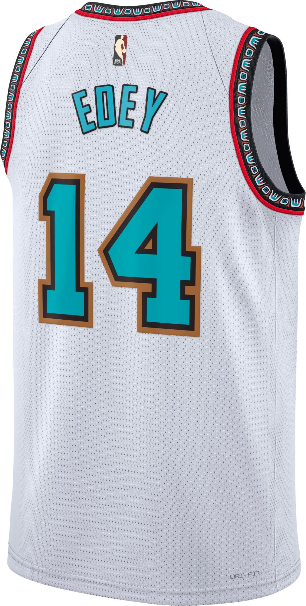 Nike Adult Memphis Grizzlies Zach Edey #14 Hardwood Classics Swingman Jersey product image