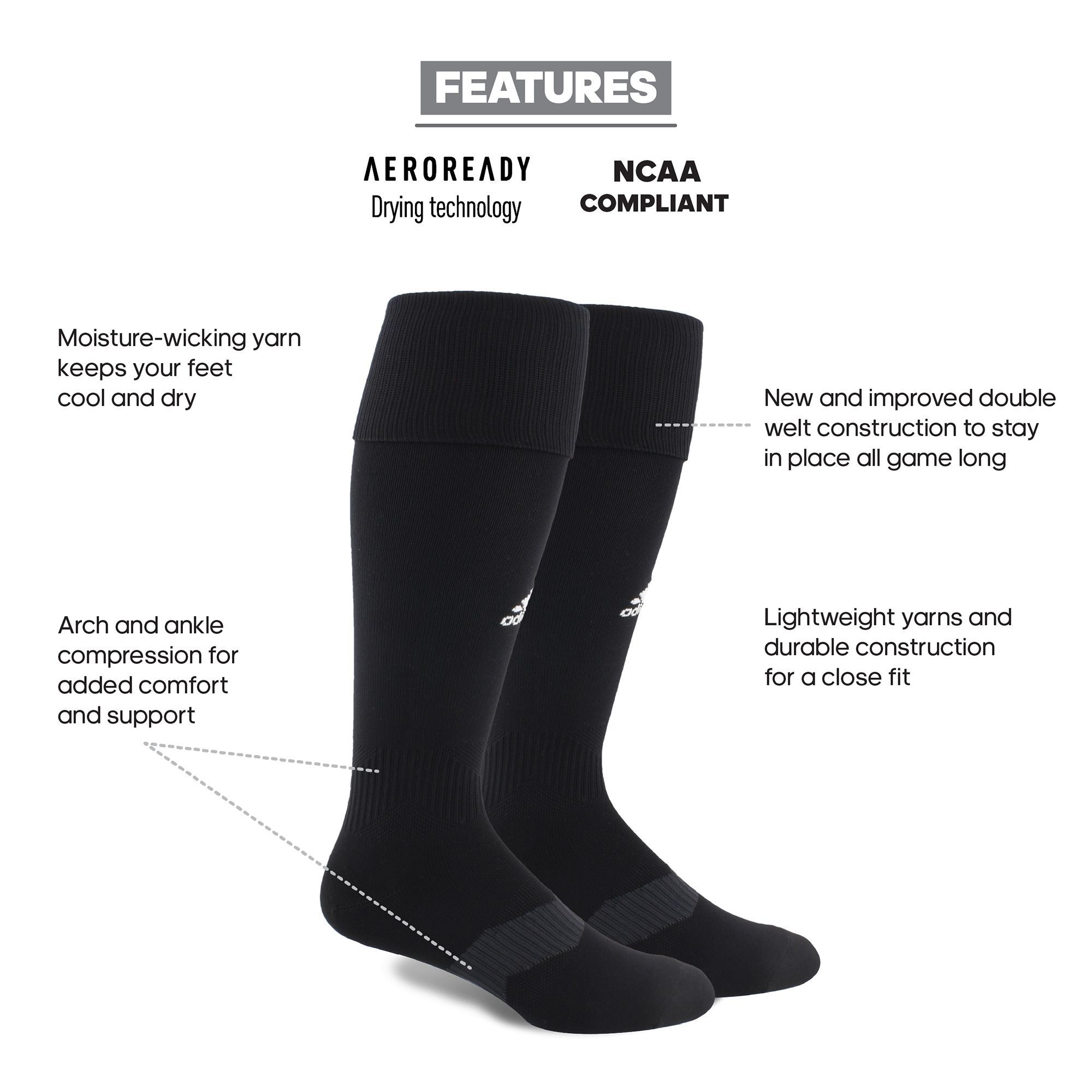 adidas Metro V Over the Calf Soccer Socks product image