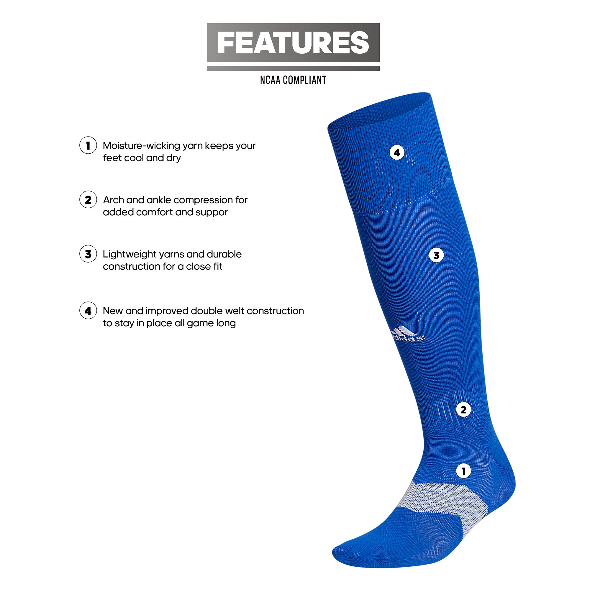 adidas Metro V Over the Calf Soccer Socks product image
