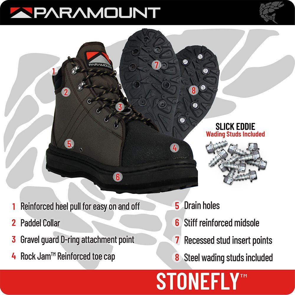 Paramount Outdoors Stonefly Cleated Wading Shoe product image