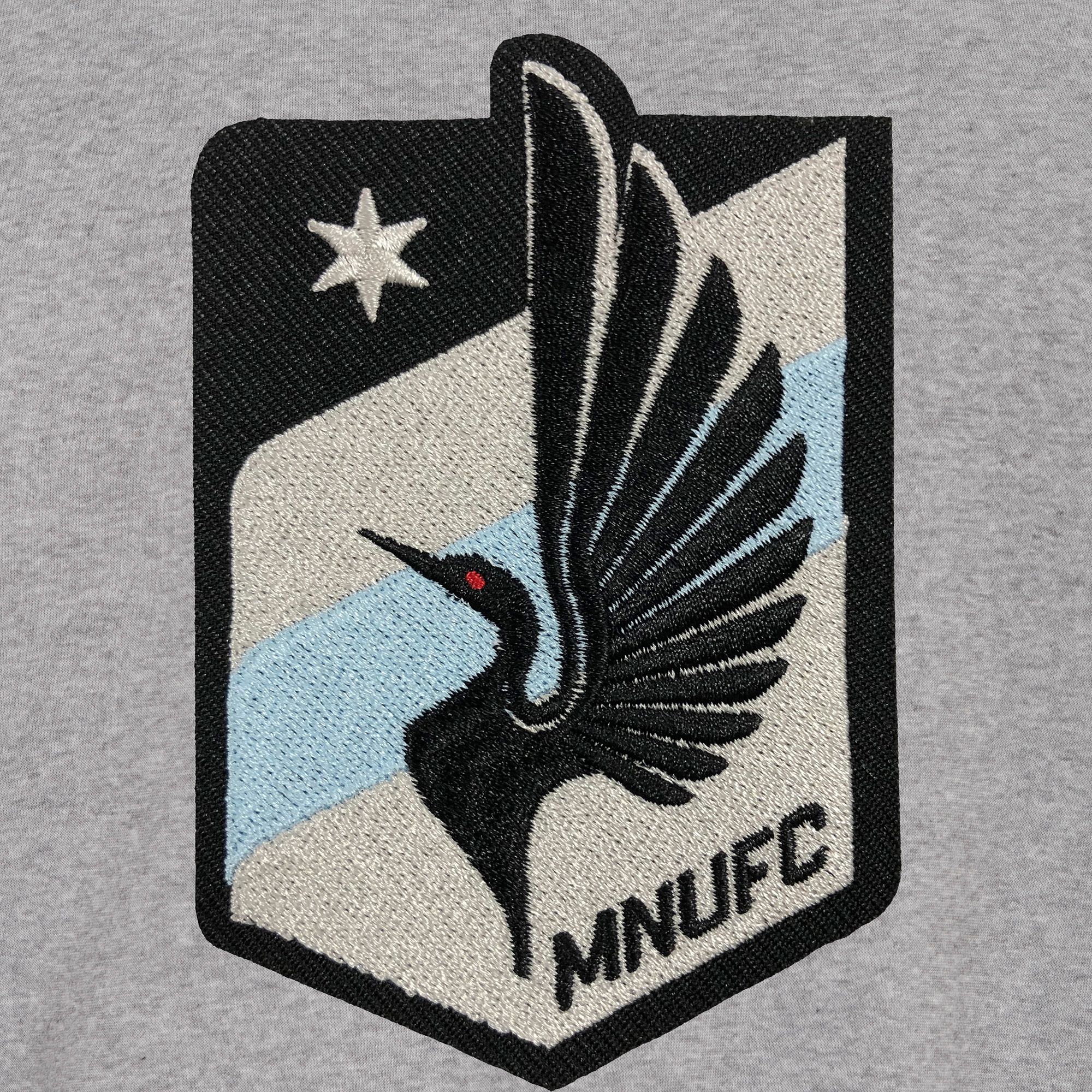 JH Design Minnesota United FC Black Reversible Fleece Jacket