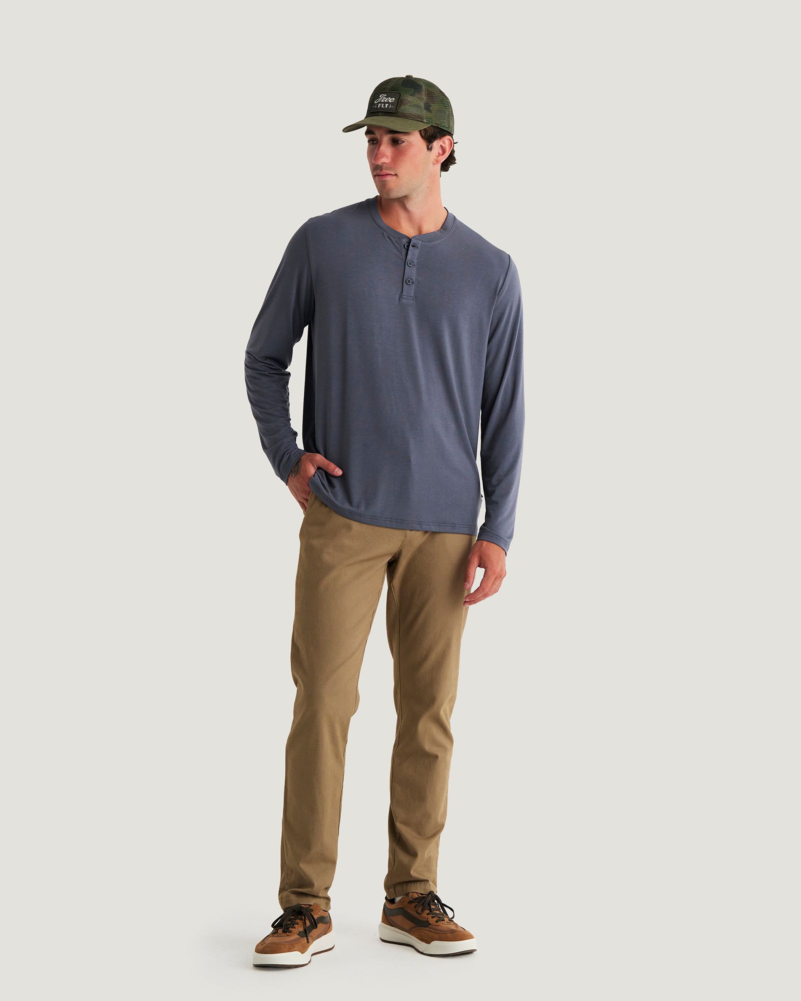 Free Fly Men's Bamboo Flex Long Sleeve Henley product image