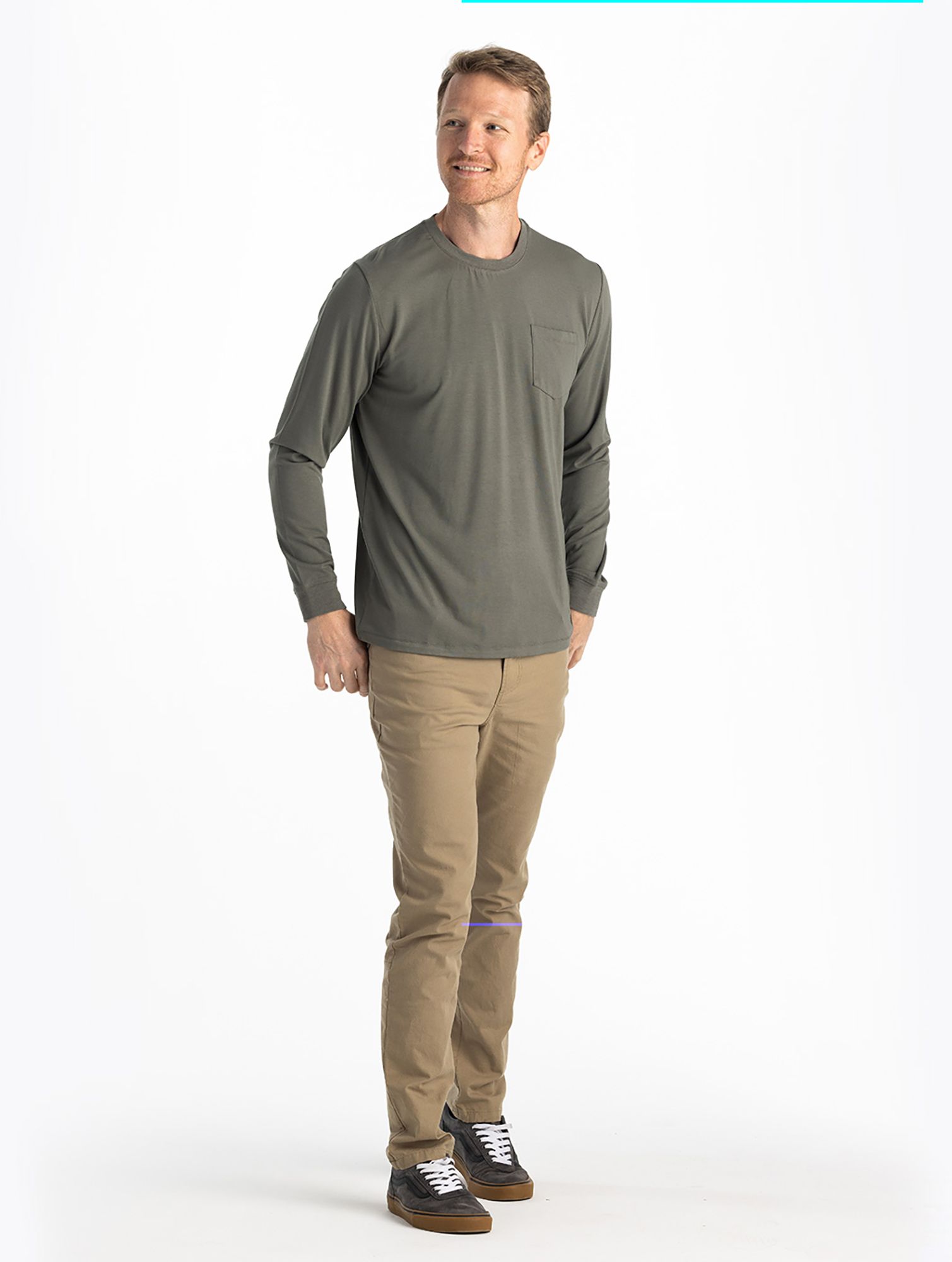 Free Fly Men's Bamboo Flex Long Sleeve Pocket Tee product image