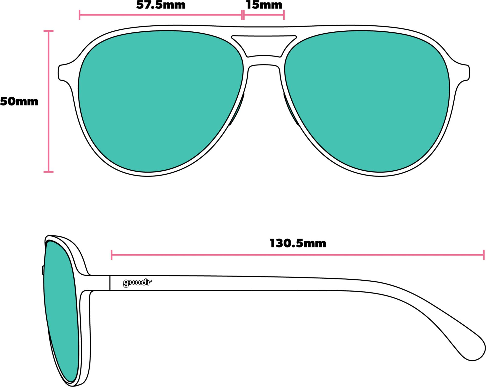 goodr Mach G Sunglasses product image
