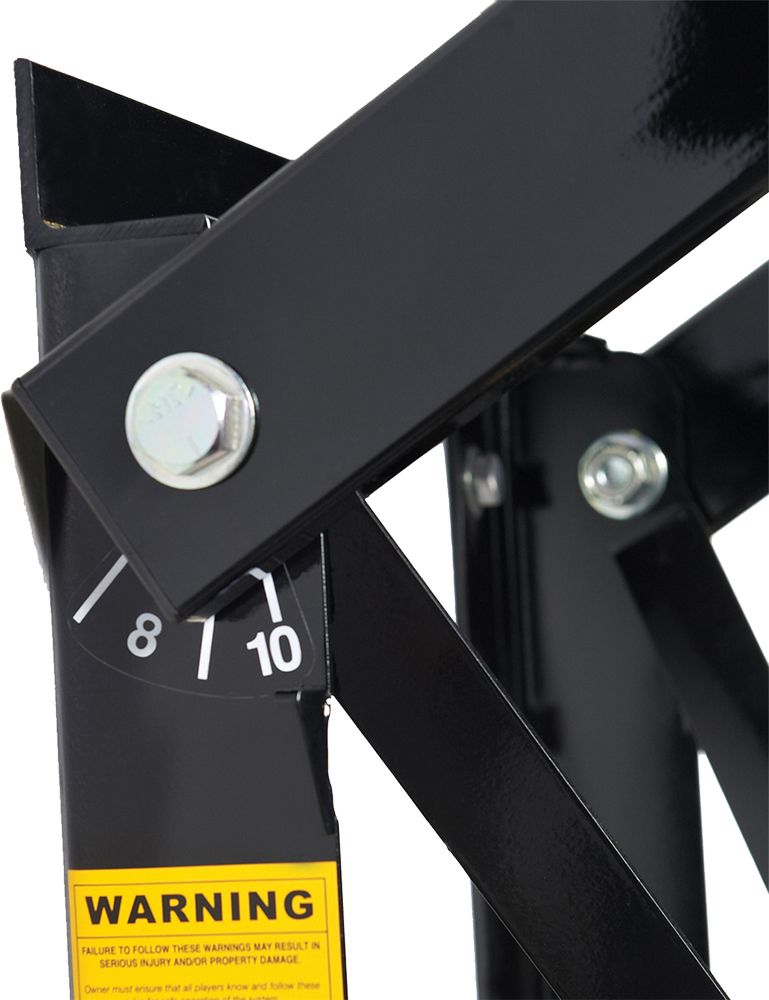 Goalsetter 72” Adjustable Acrylic Backboard and Collegiate Rim product image