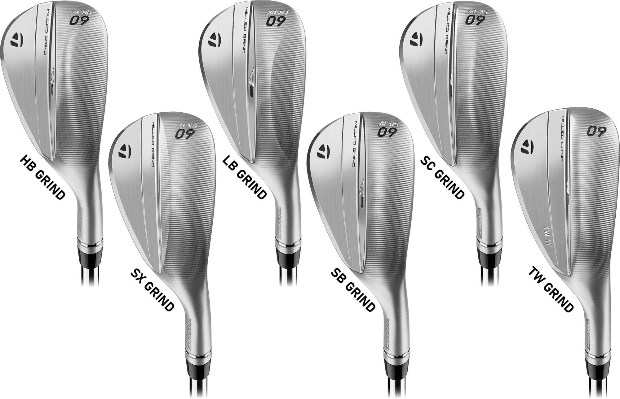 TaylorMade Milled Grind 5 Satin Chrome Custom Wedge product image