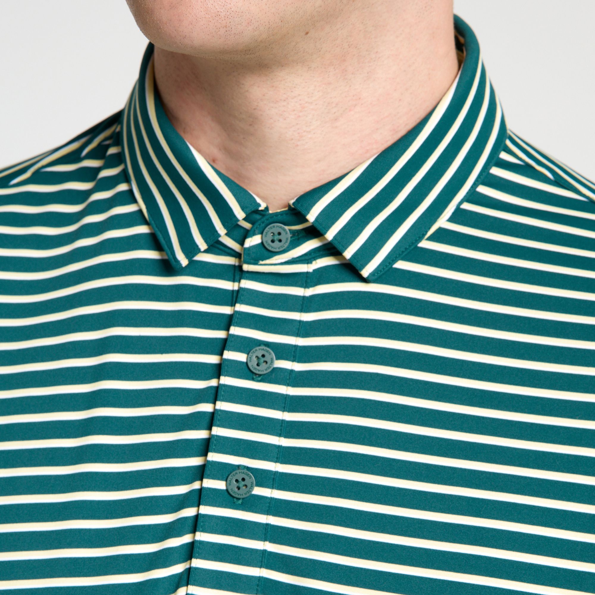 Walter Hagen Men's Performance 11 Bloom Tri-Stripe Polo product image