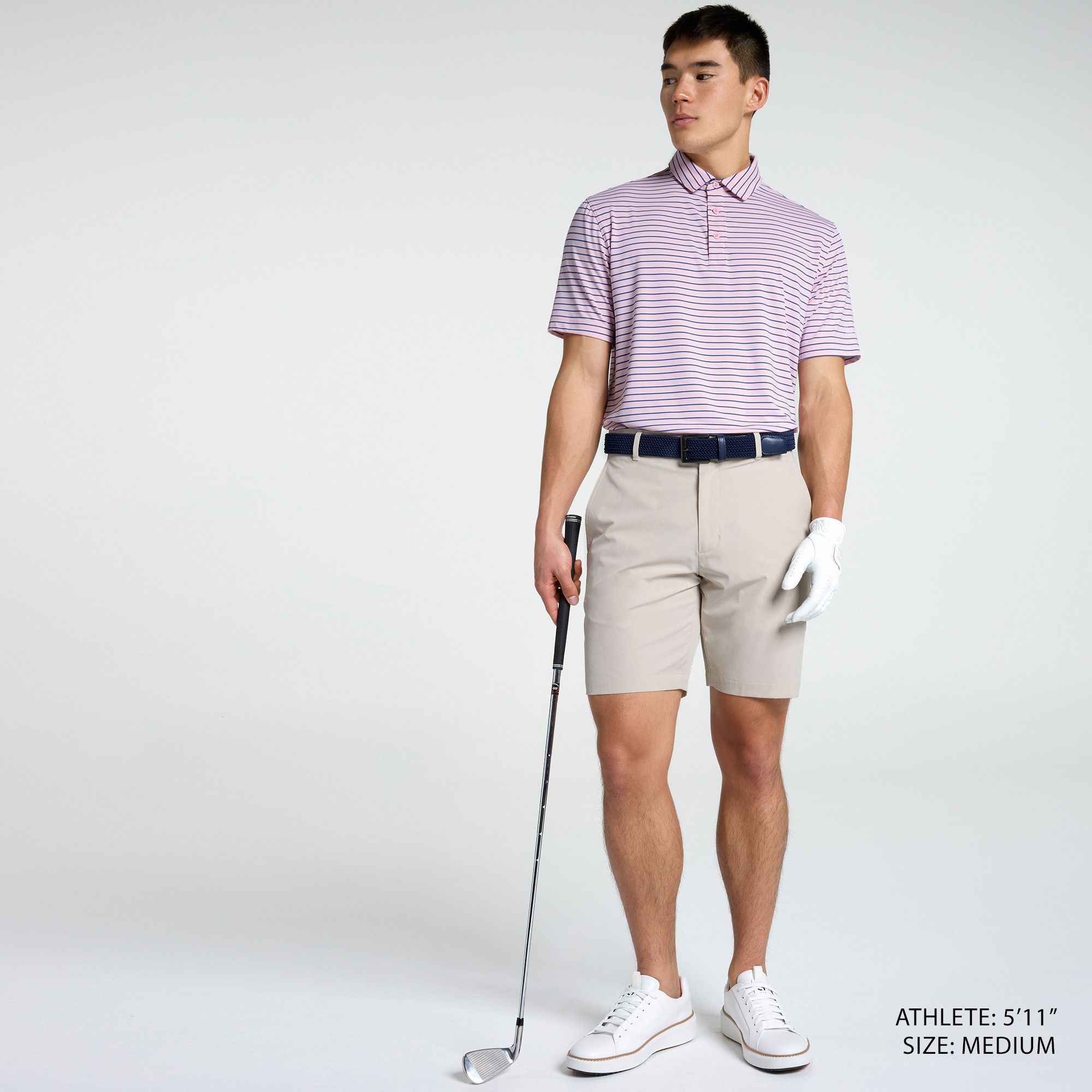 Walter Hagen Men's Performance 11 Classic Tri-Stripe Golf Polo product image