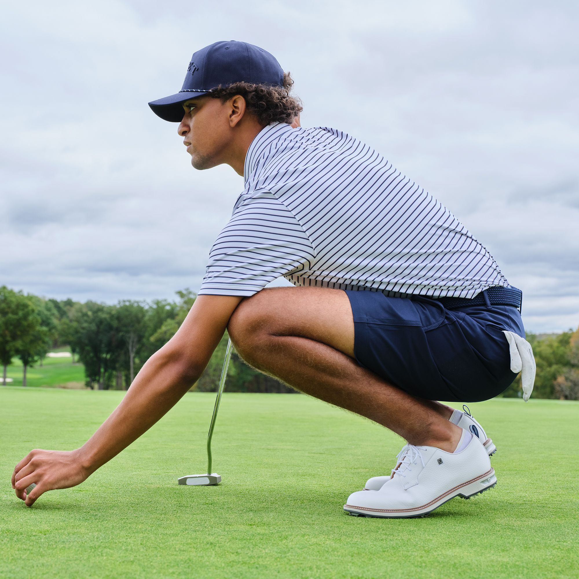 Walter Hagen Men's Performance 11 Classic Tri-Stripe Golf Polo product image