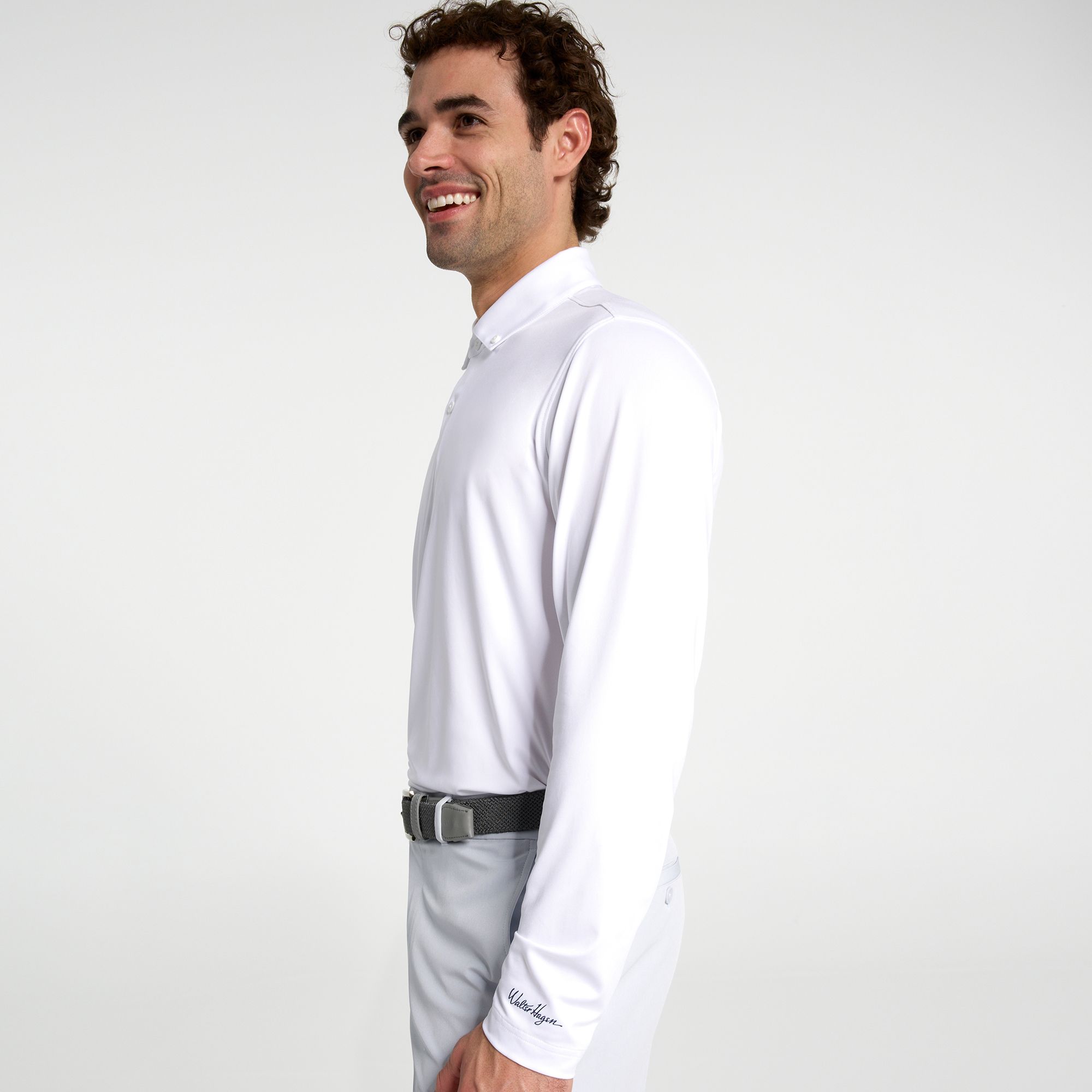 Walter Hagen Men's Performance 11 Champ Stripe Long Sleeve Polo product image