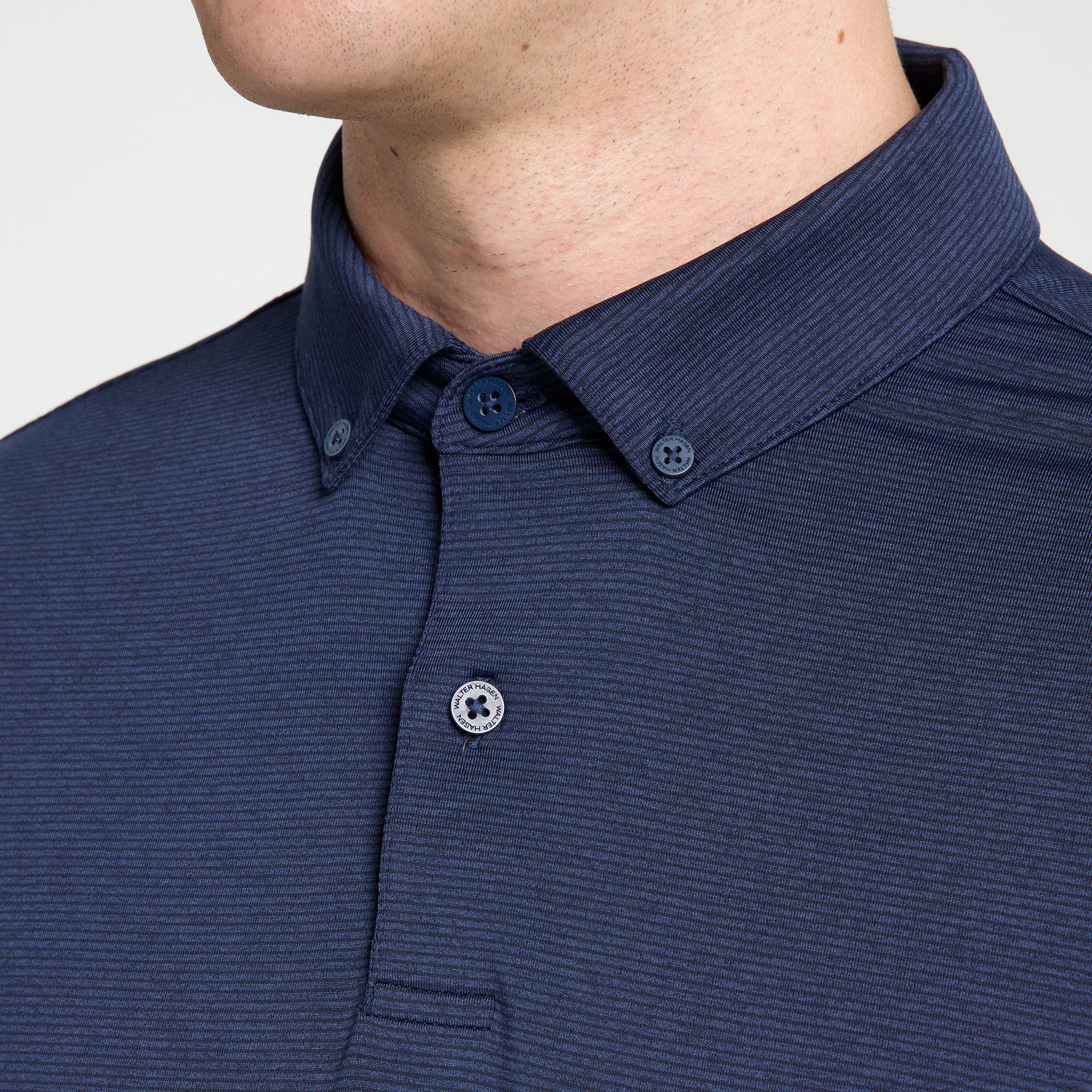 Walter Hagen Men's Performance 11 Champ Stripe Long Sleeve Polo product image